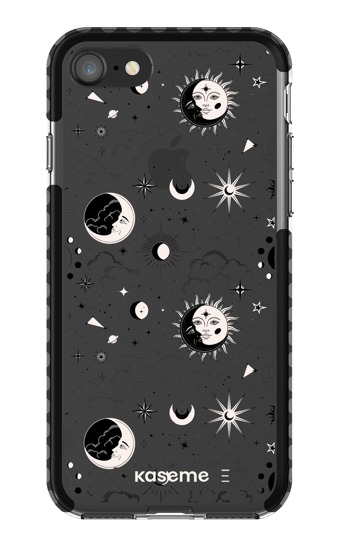 iPhone SE Clear Case Black Milky Way Black Clear Case -