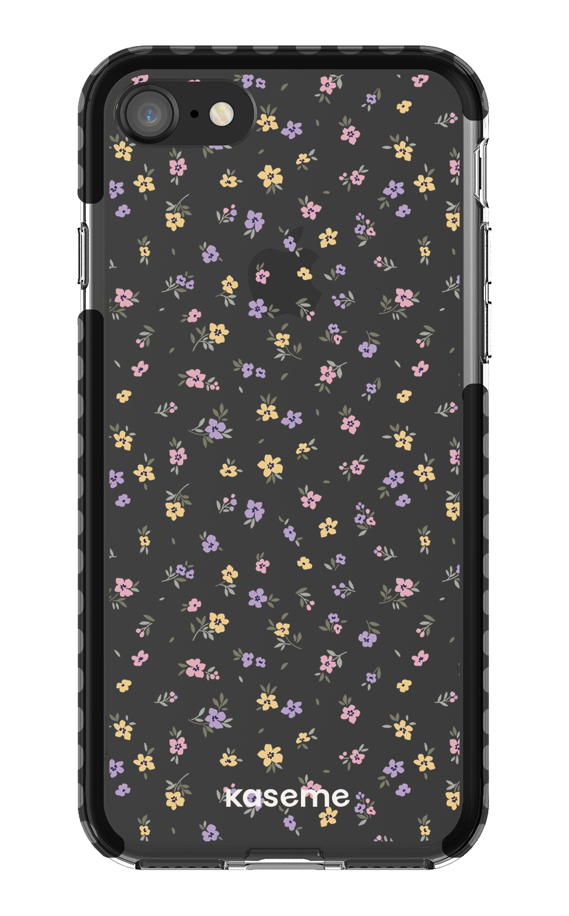 iPhone SE Clear Case Black Porcelain Blossom Clear Case -