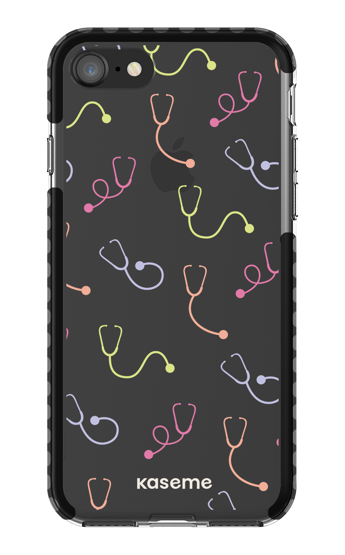 iPhone SE Clear Case Black Pulse Clear Case -