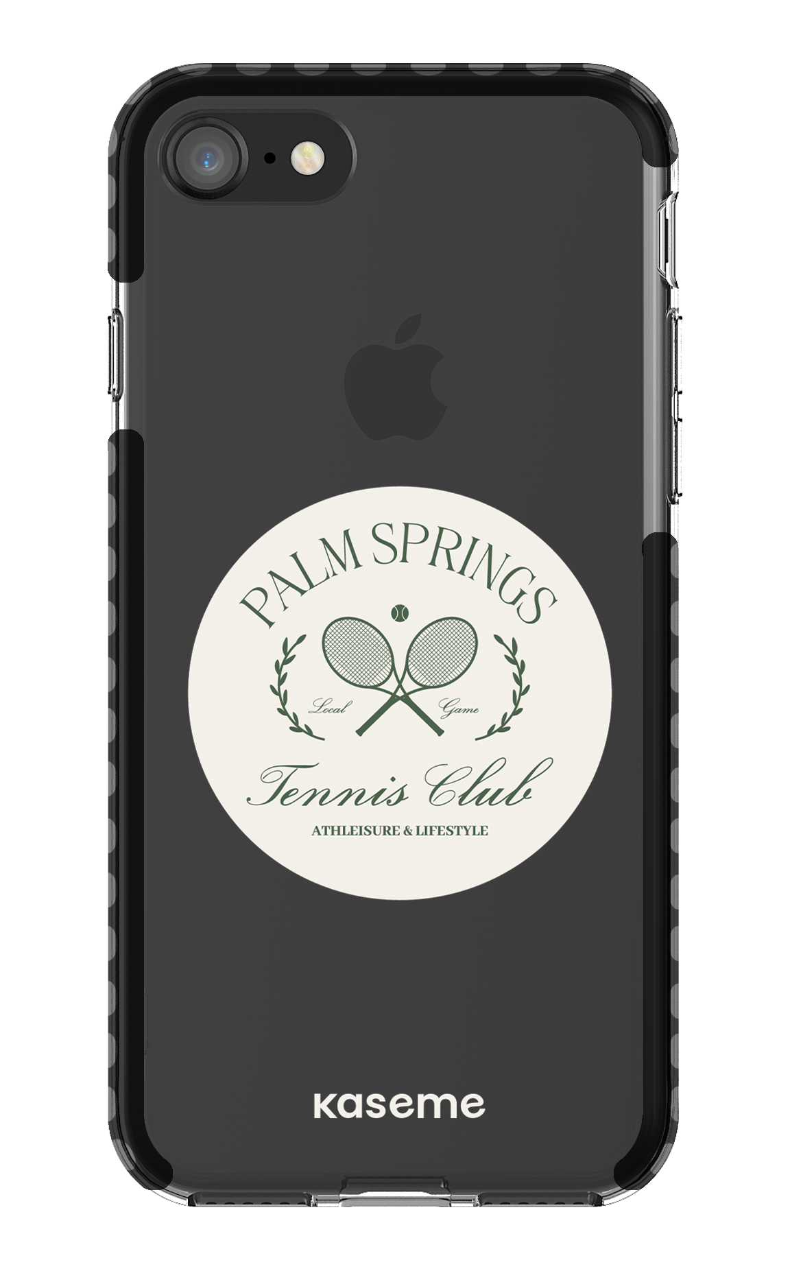 iPhone SE Clear Case Black Serve it up Clear Case -