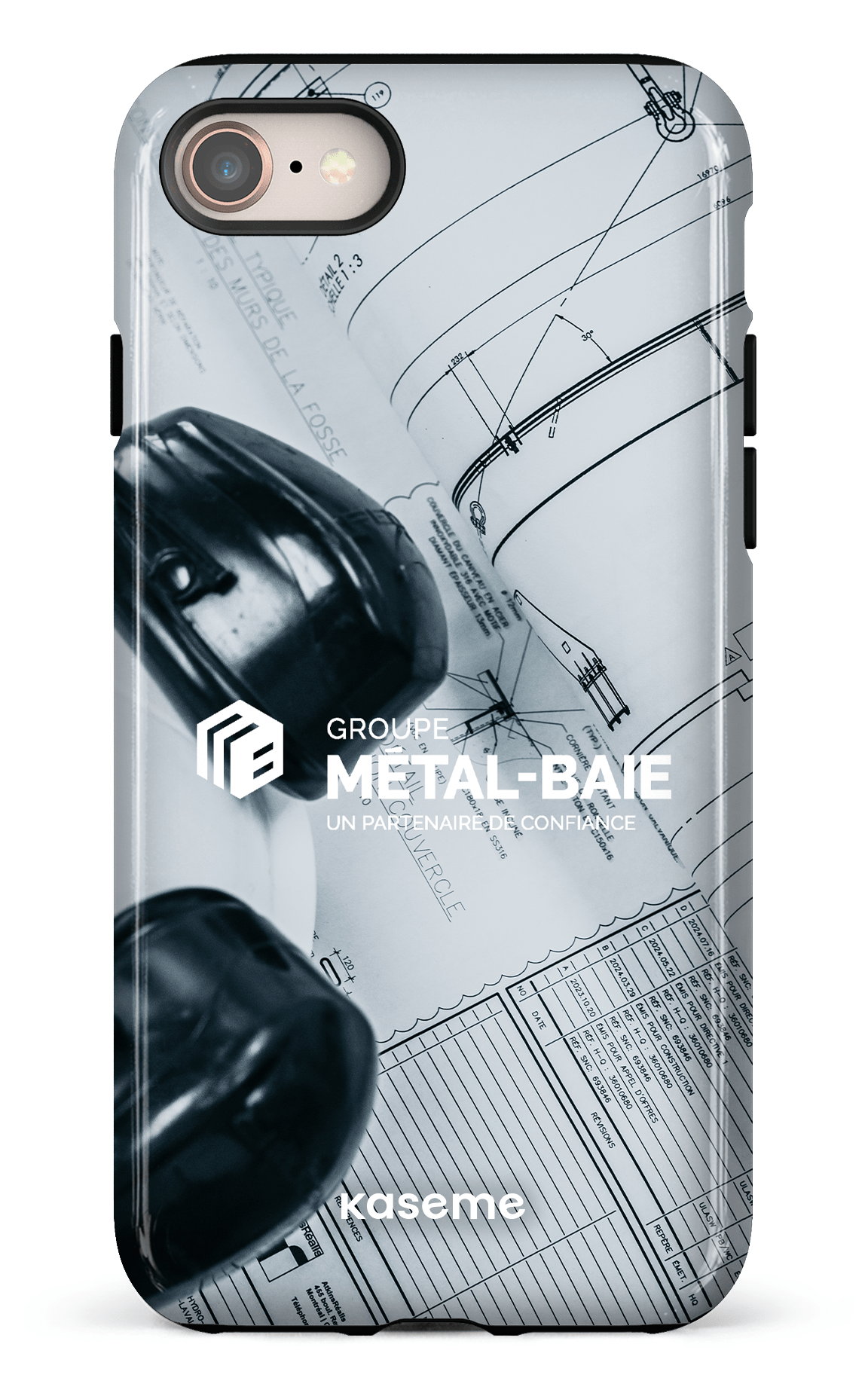 iPhone SE Tough Le plan par Métal-Baie -