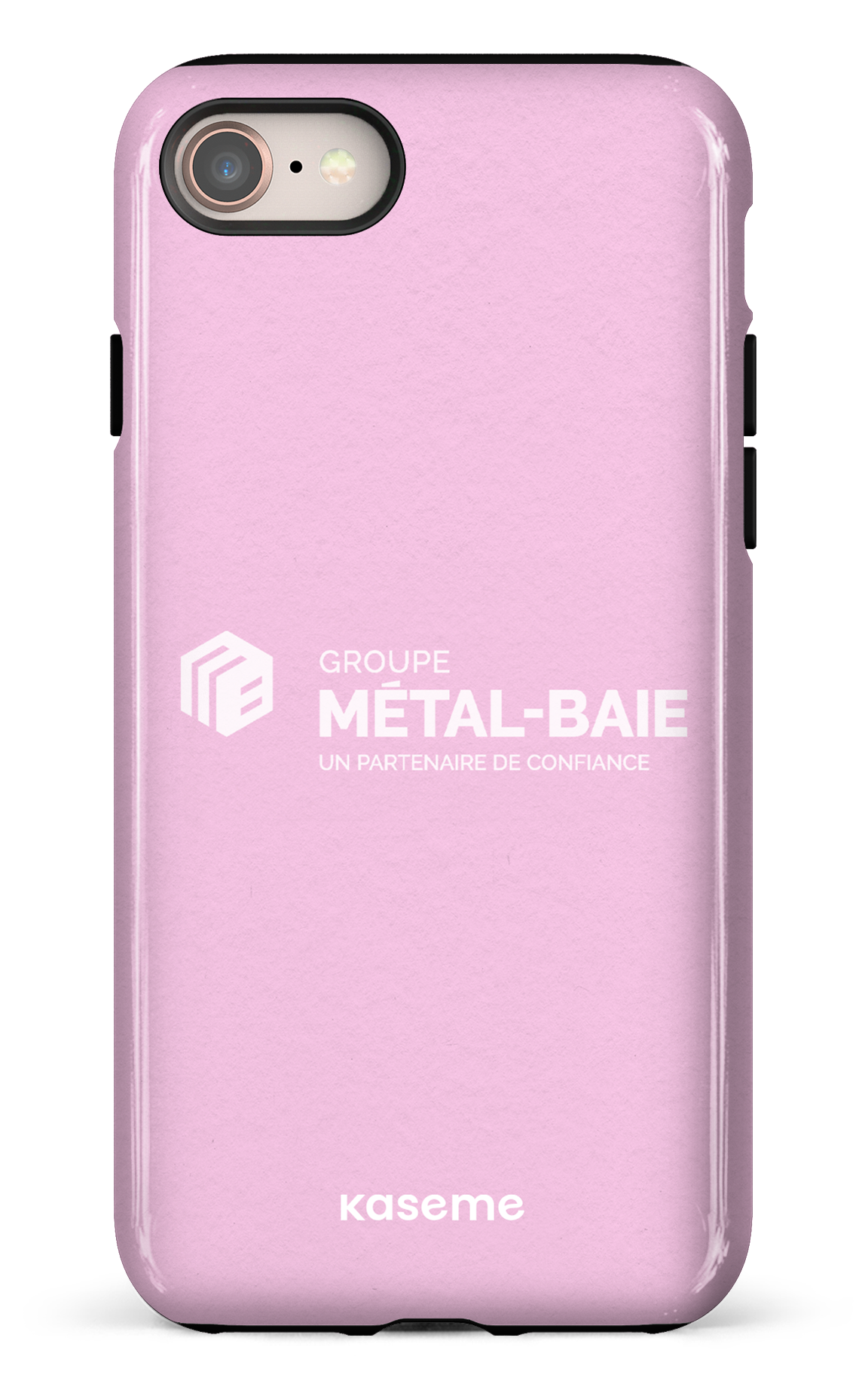 iPhone SE Tough Métal-Baie Rose -