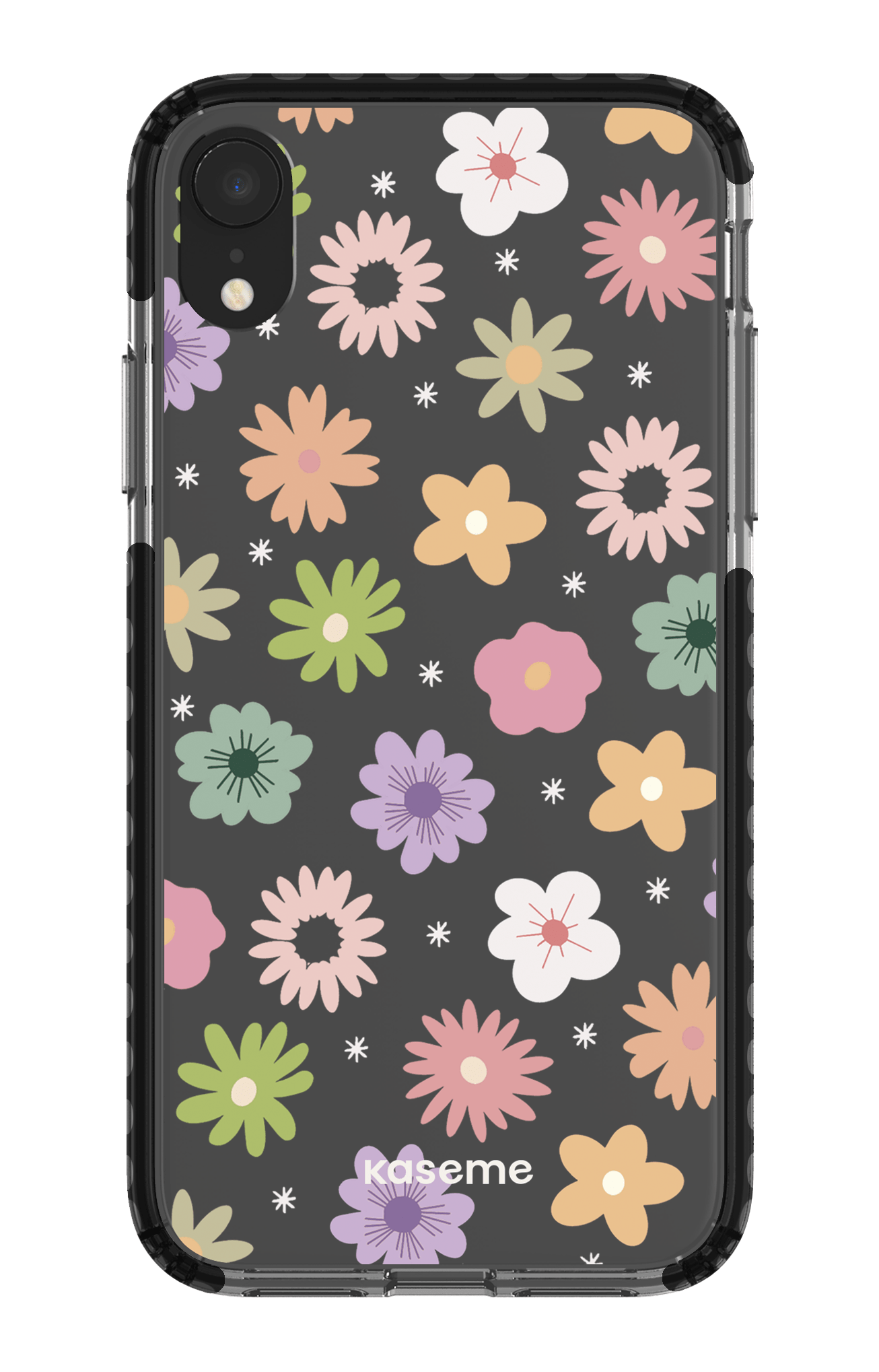 iPhone XR Clear Case - Black Adore small clear case -