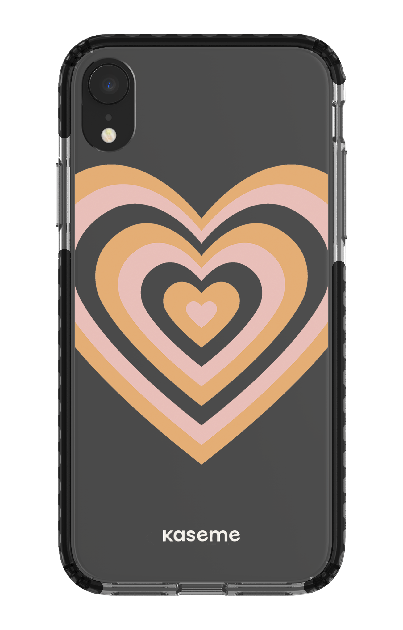 iPhone XR Clear Case - Black Amor Clear Case -