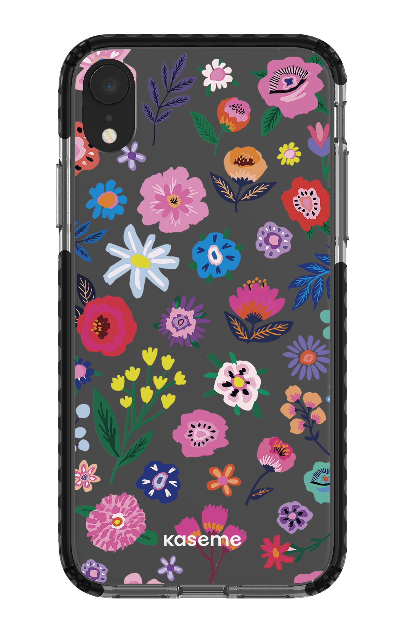 iPhone XR Clear Case - Black Aura Clear Case -