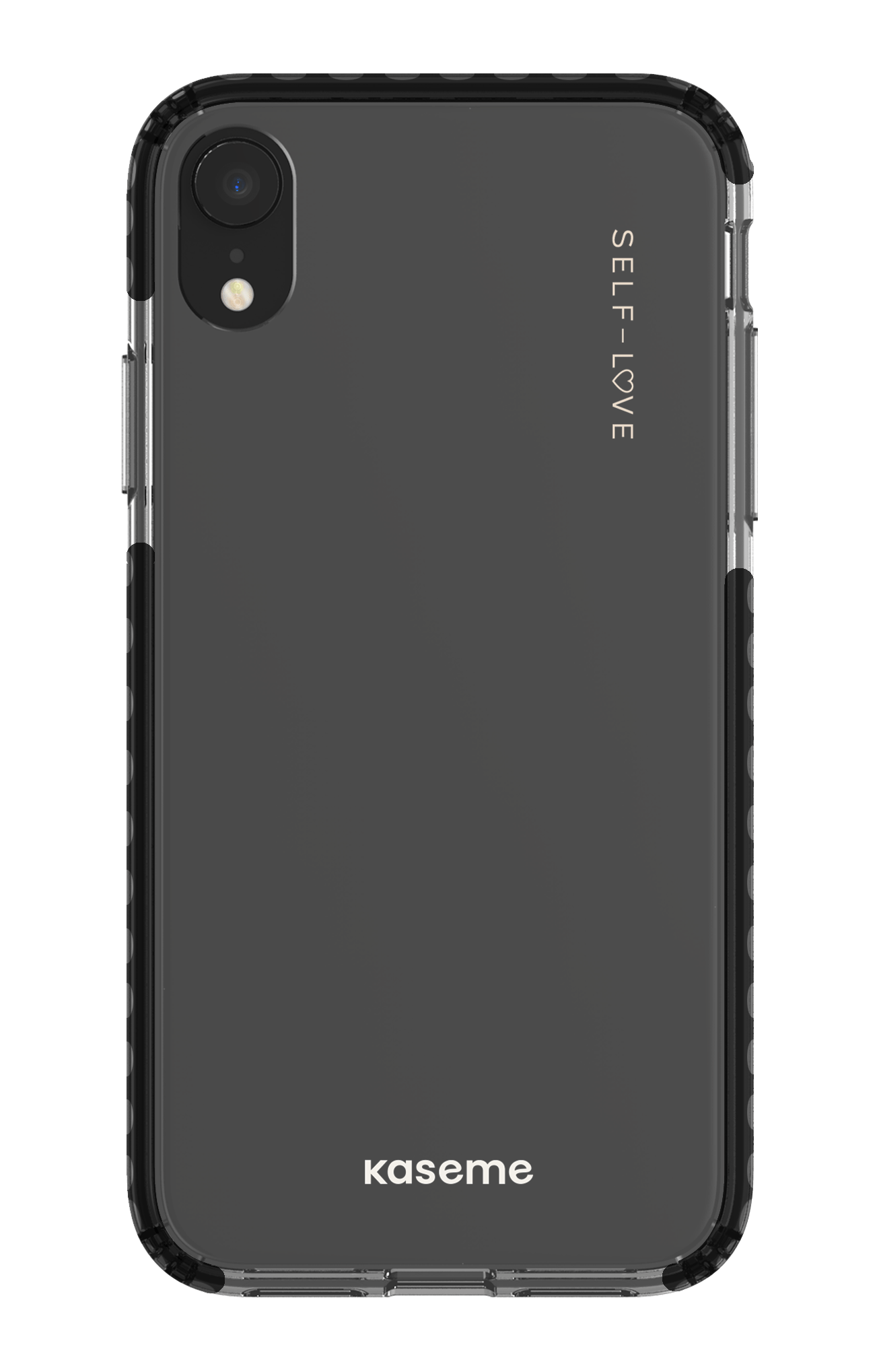 iPhone XR Clear Case - Black Forevermore Clear Case -