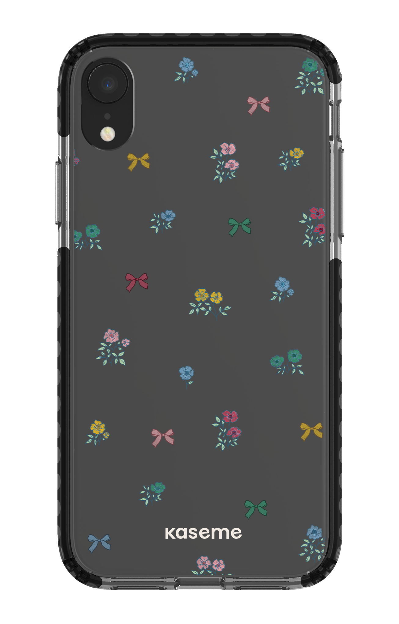 iPhone XR Clear Case - Black Graceful Clear Case -