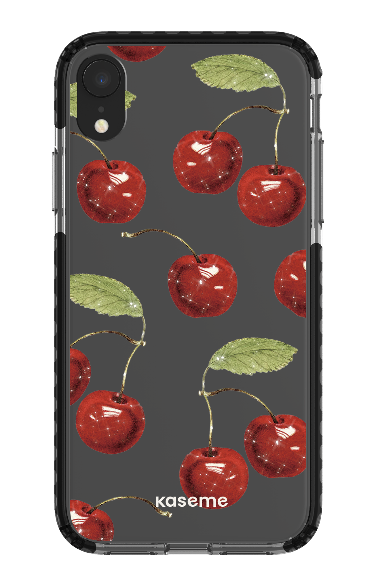 iPhone XR Clear Case - Black Juicy Clear Case -