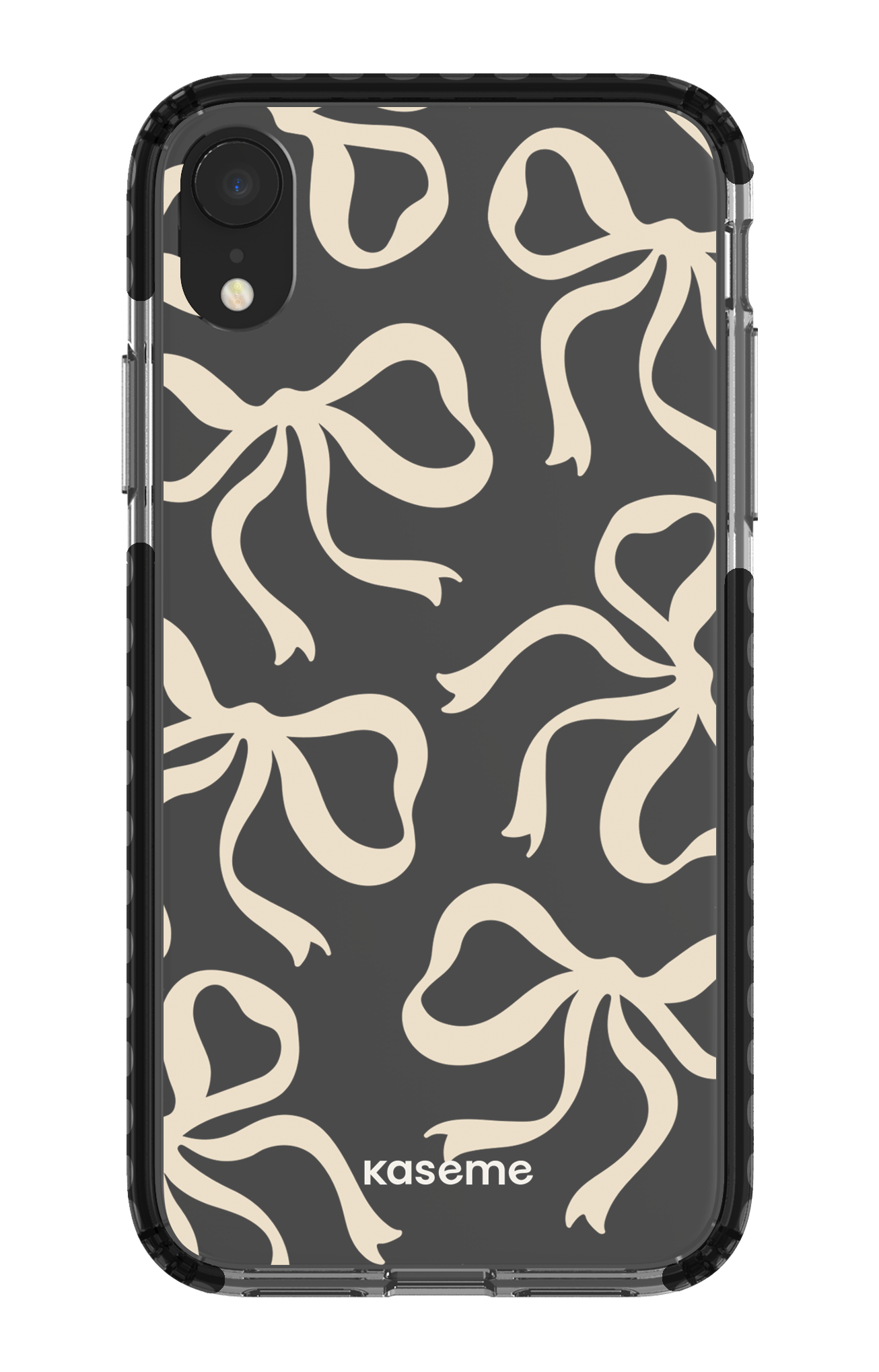 iPhone XR Clear Case - Black Lace Clear Case -