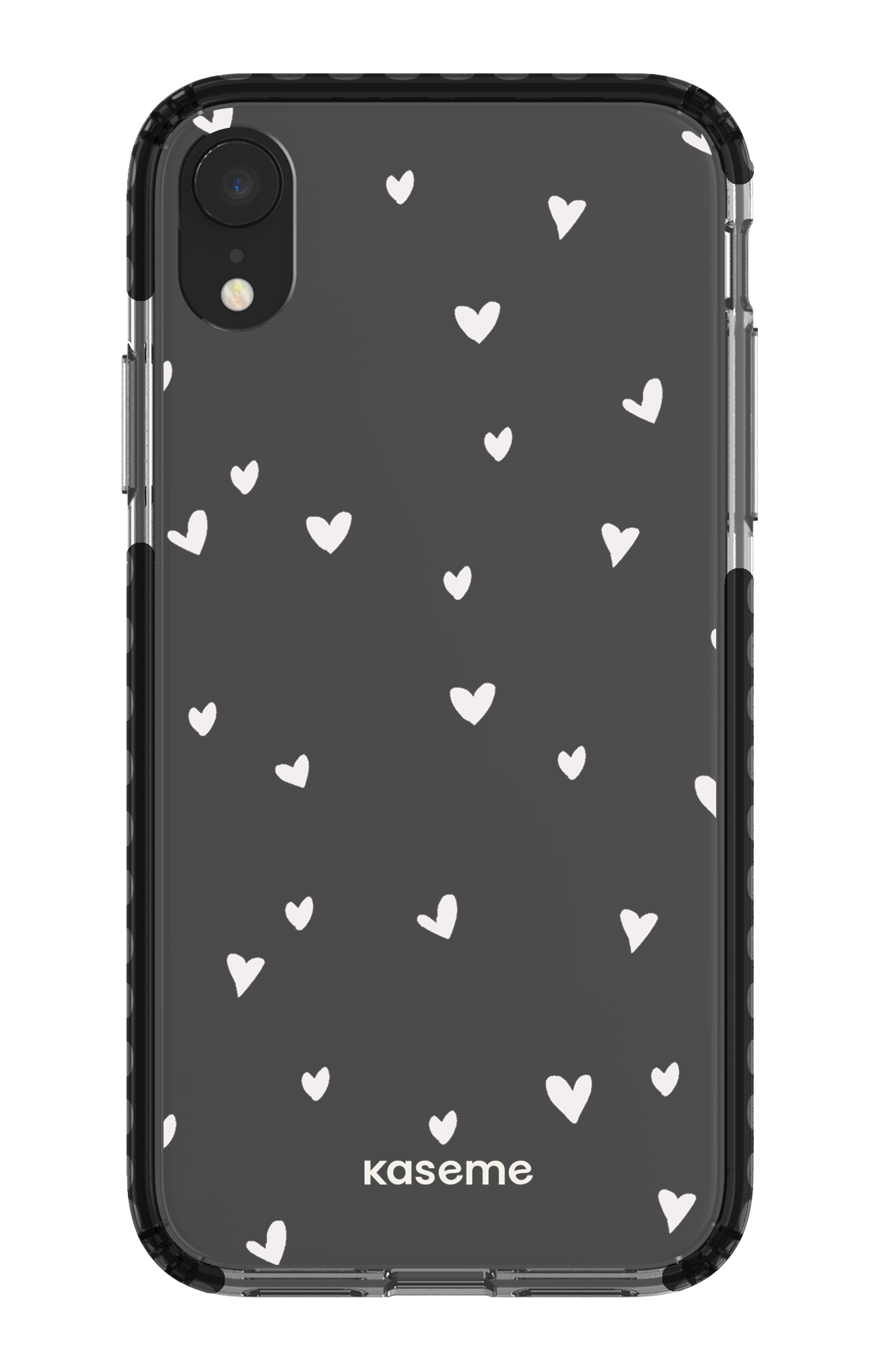 iPhone XR Clear Case - Black Lovely Clear Case -