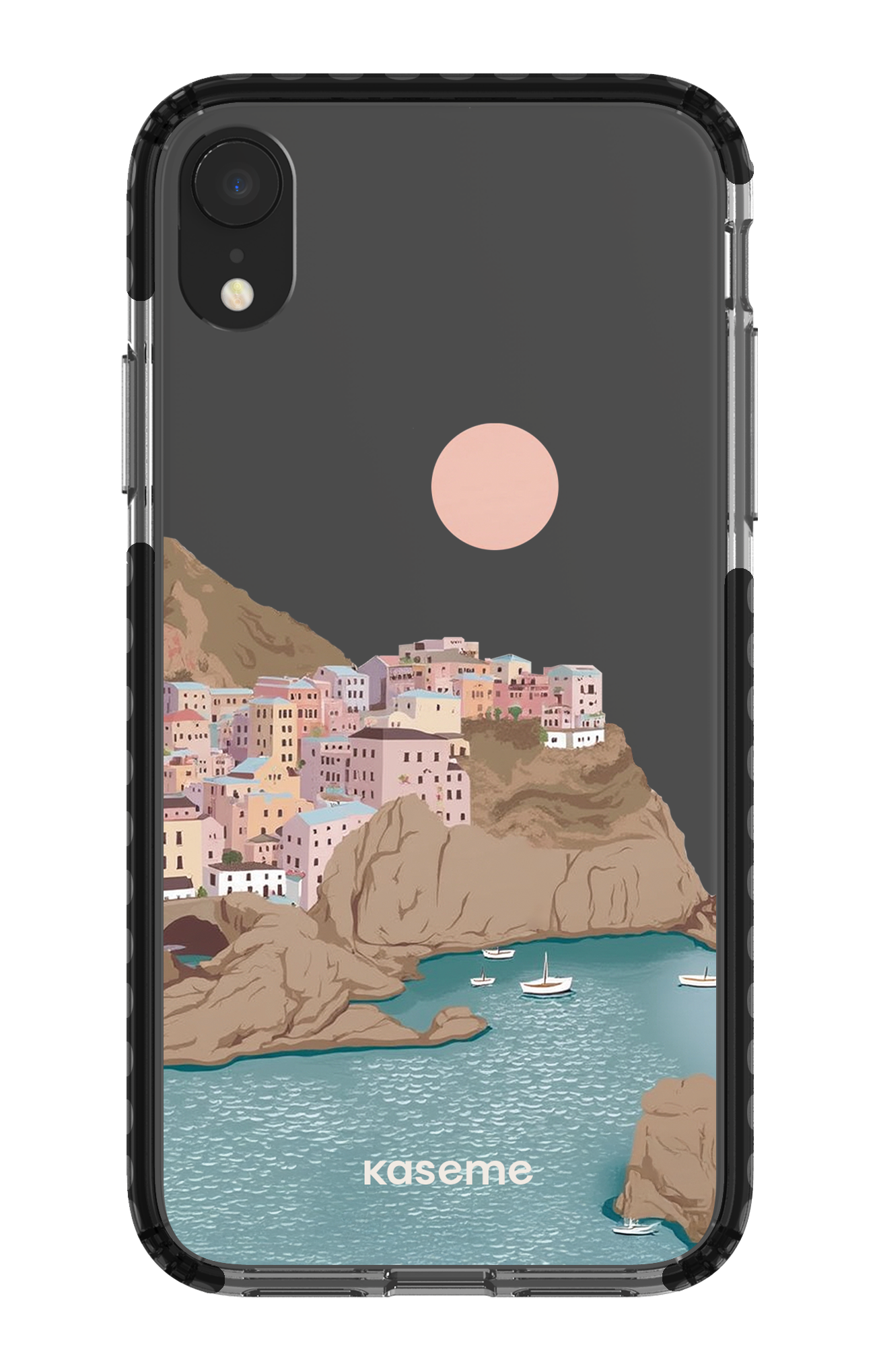 iPhone XR Clear Case - Black Mediterrana Clear Case -