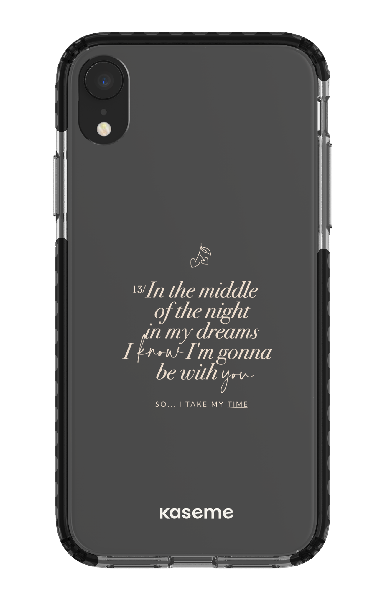 iPhone XR Clear Case - Black Ready For It Clear Case -