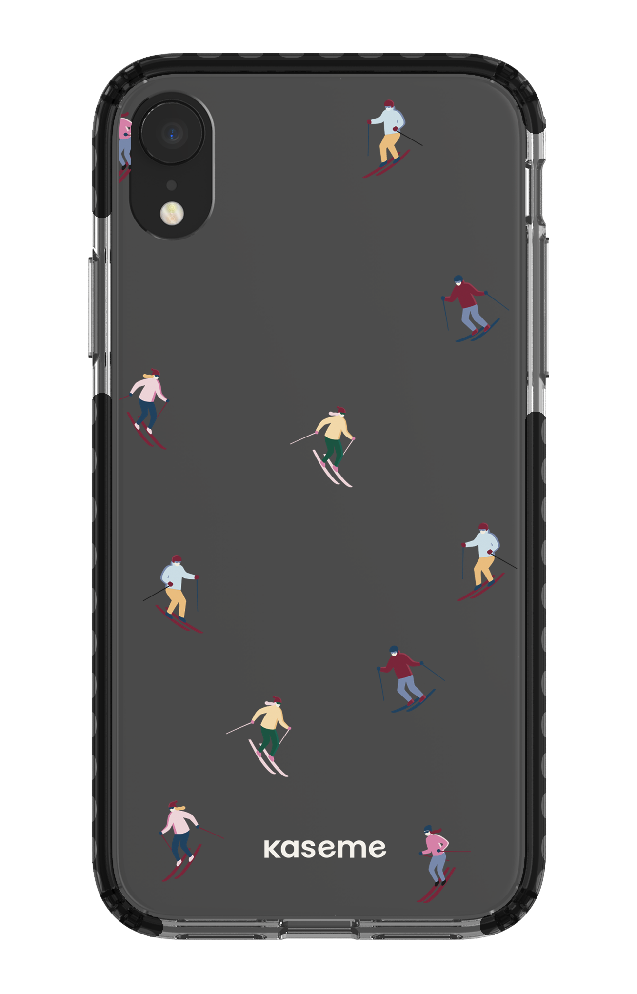 iPhone XR Clear Case - Black Slope Clear Case -