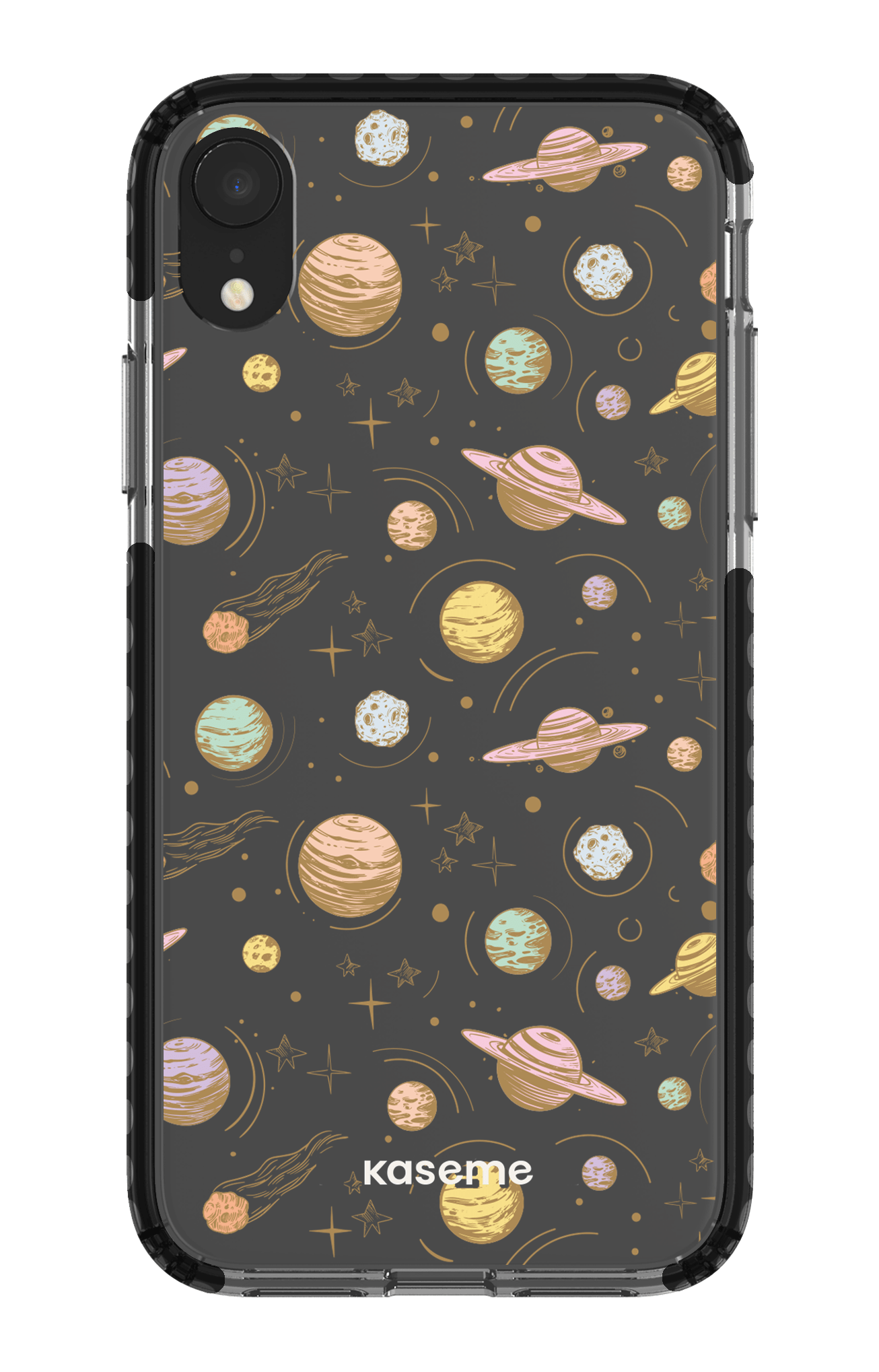 iPhone XR Clear Case - Black Solar Clear Case -