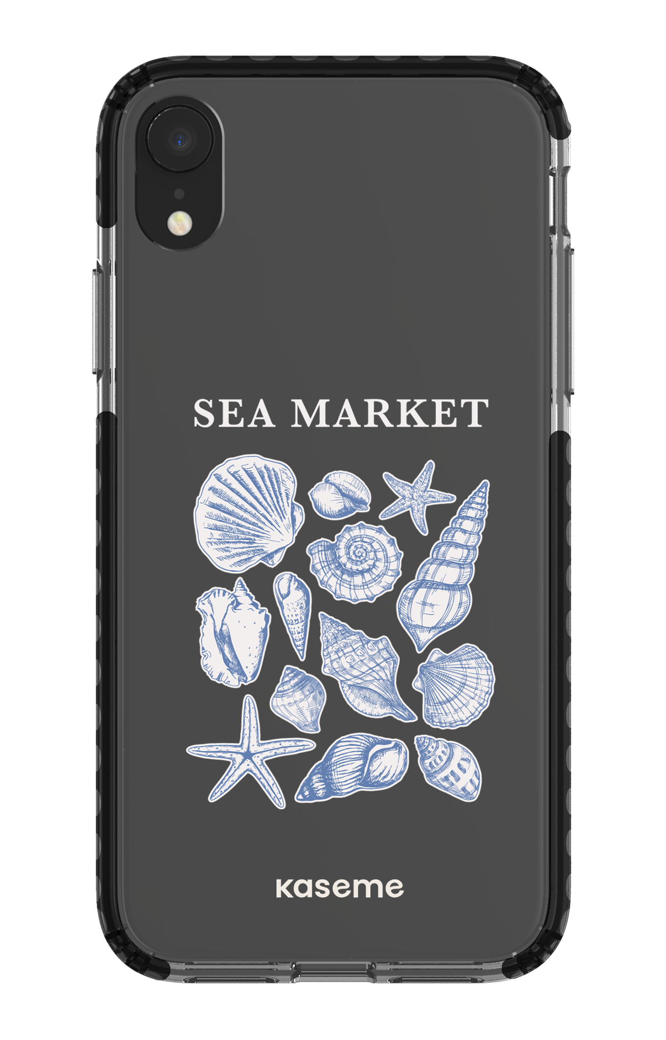 iPhone XR Clear Case - Black Souvenir Clear Case -