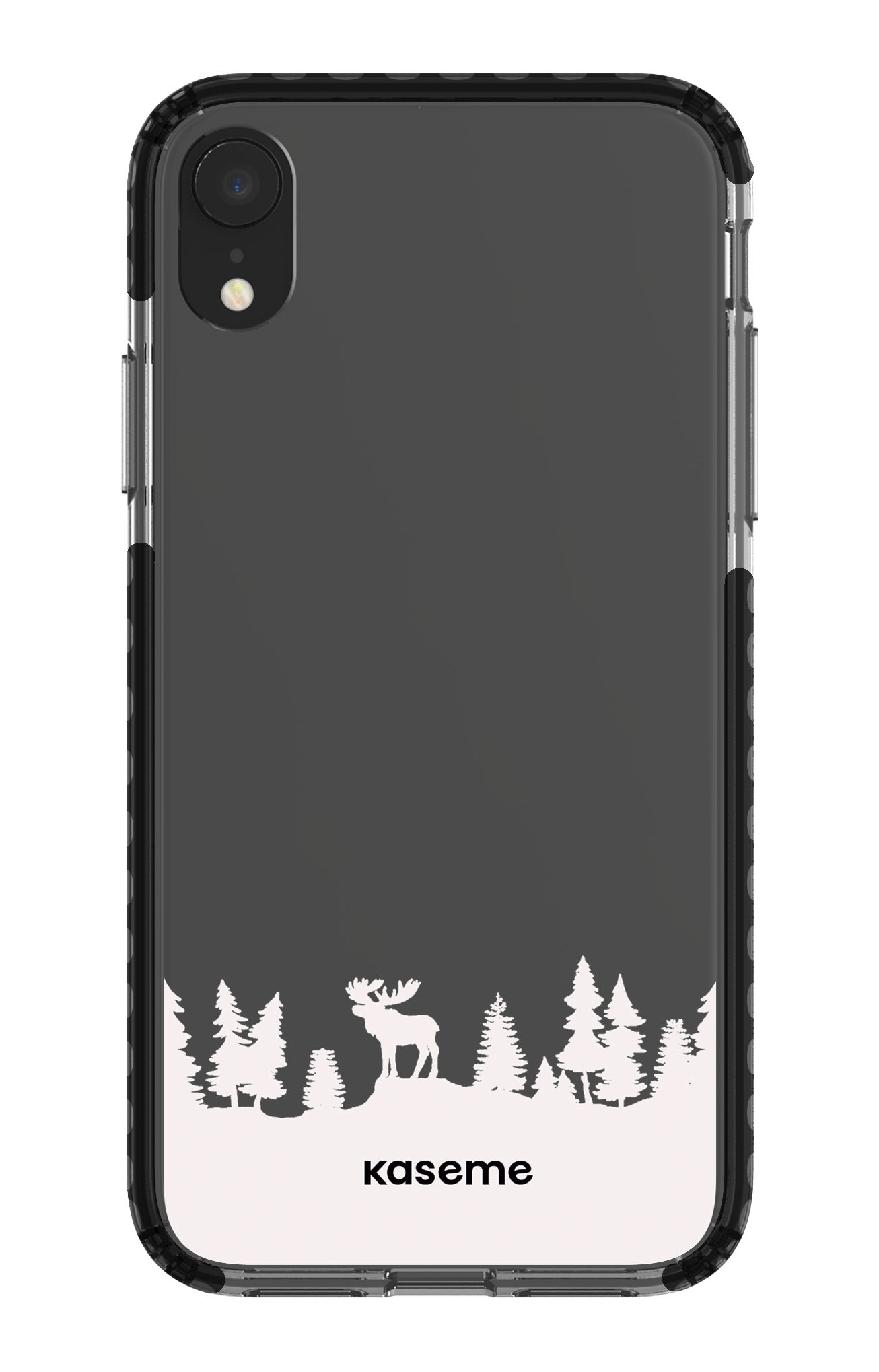 iPhone XR Clear Case - Black The Moose Clear Case -