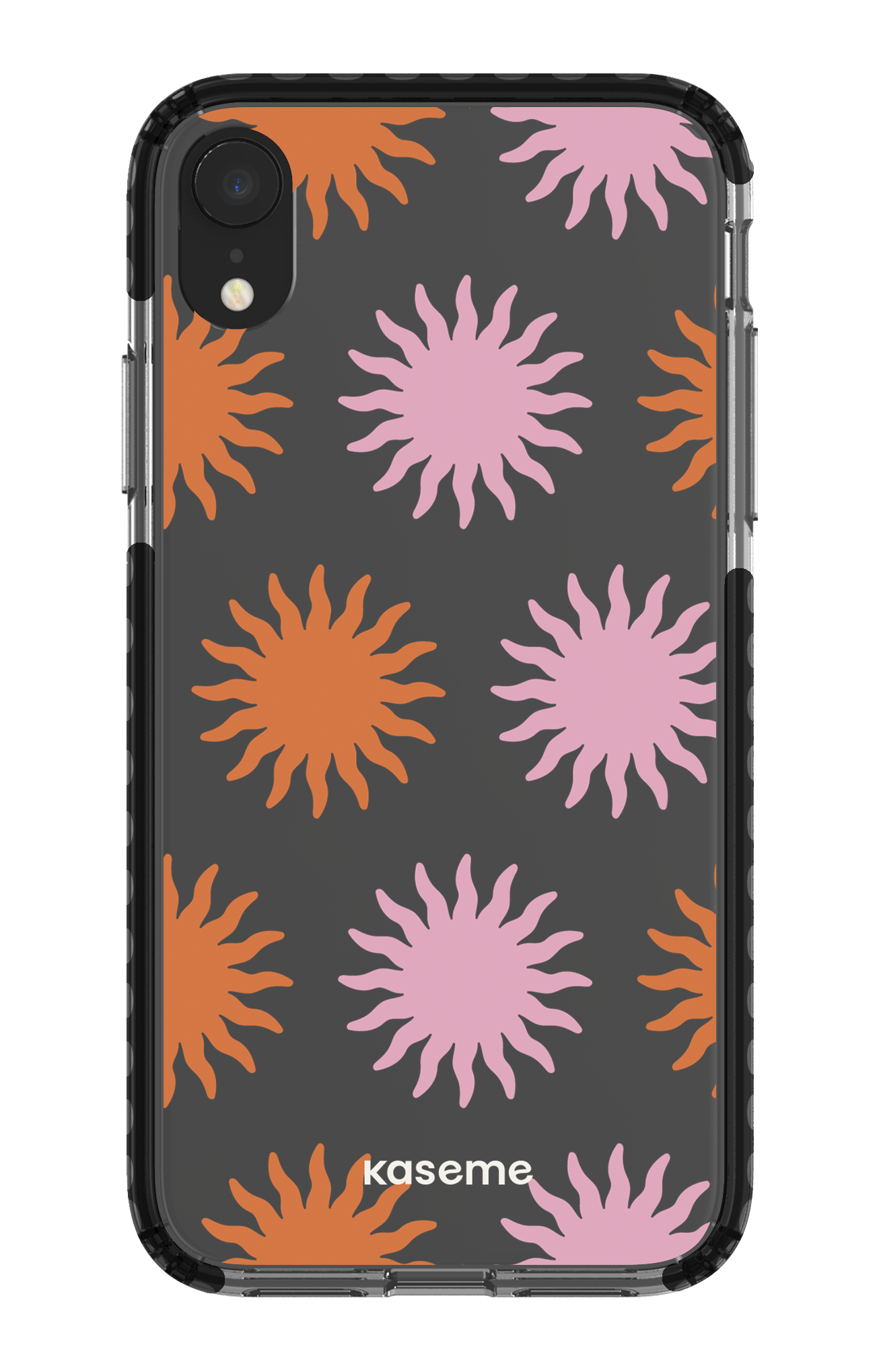 iPhone XR Clear Case - Black Vitamin Sea Clear Case -