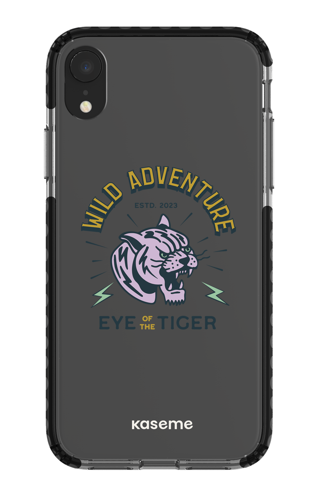 iPhone XR Clear Case - Black Wildcats clear case -