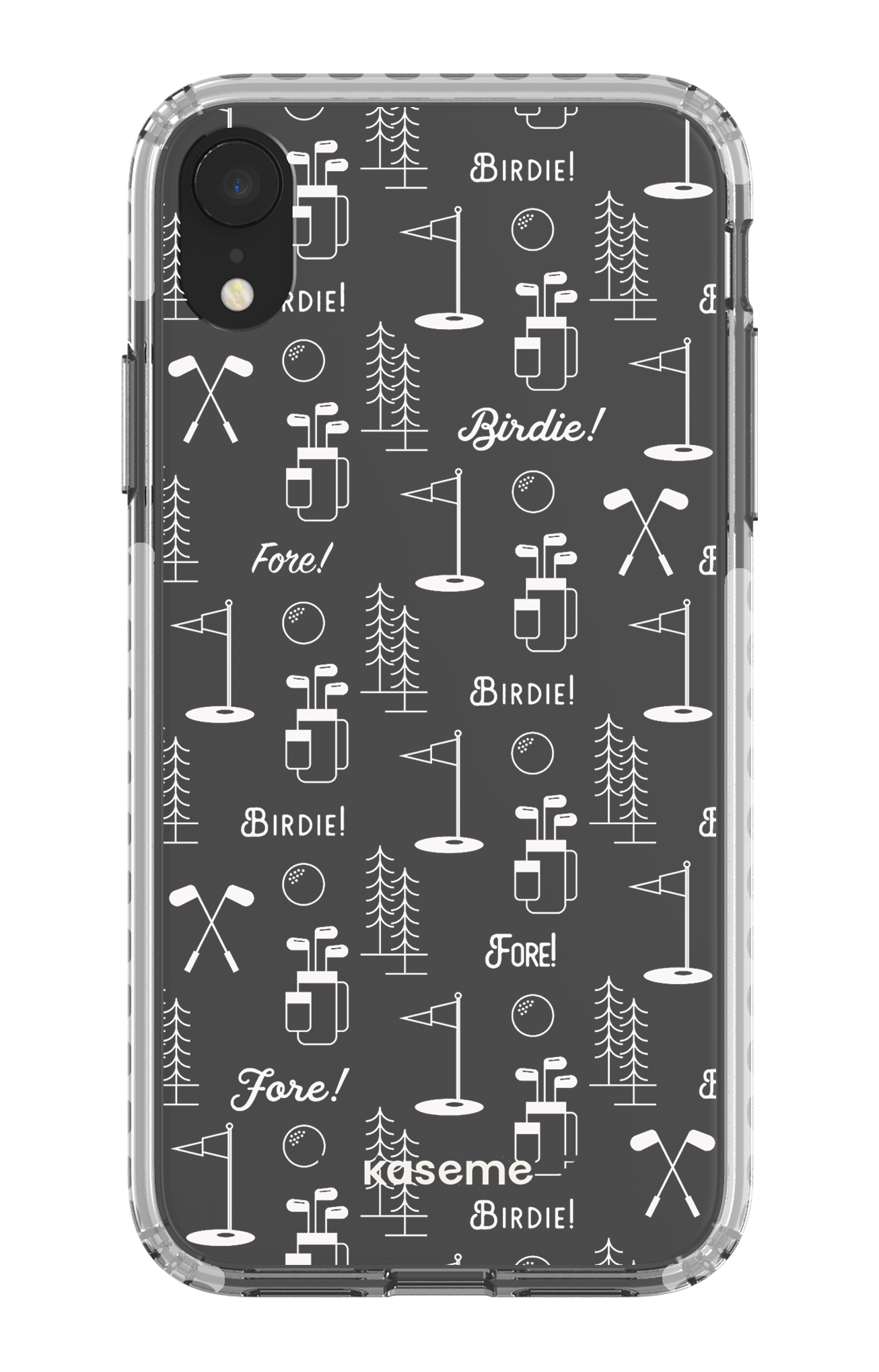 iPhone XR Clear Case - White Fore clear case -