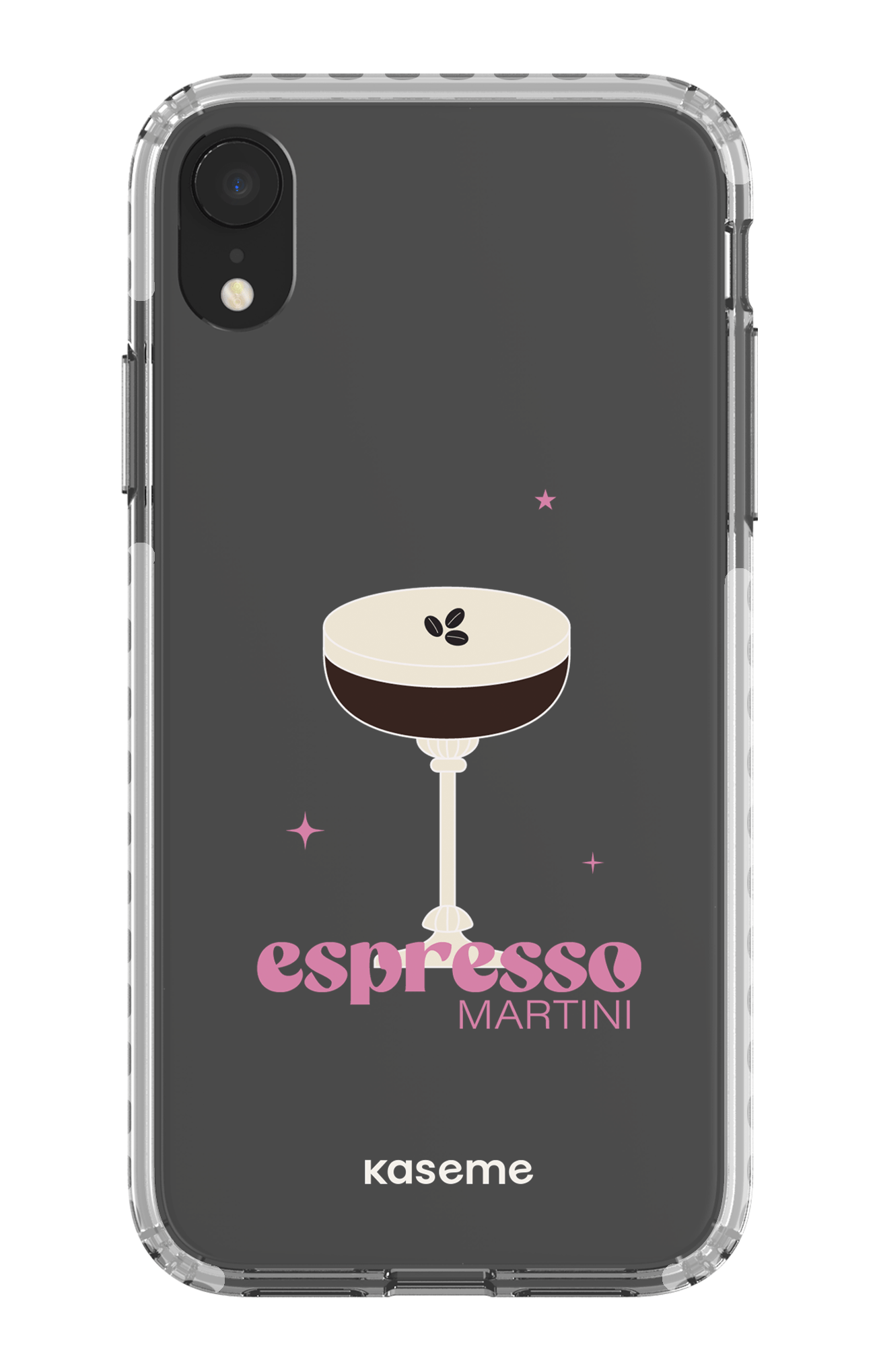 iPhone XR Clear Case - White Hold My Tiny Clear Case -