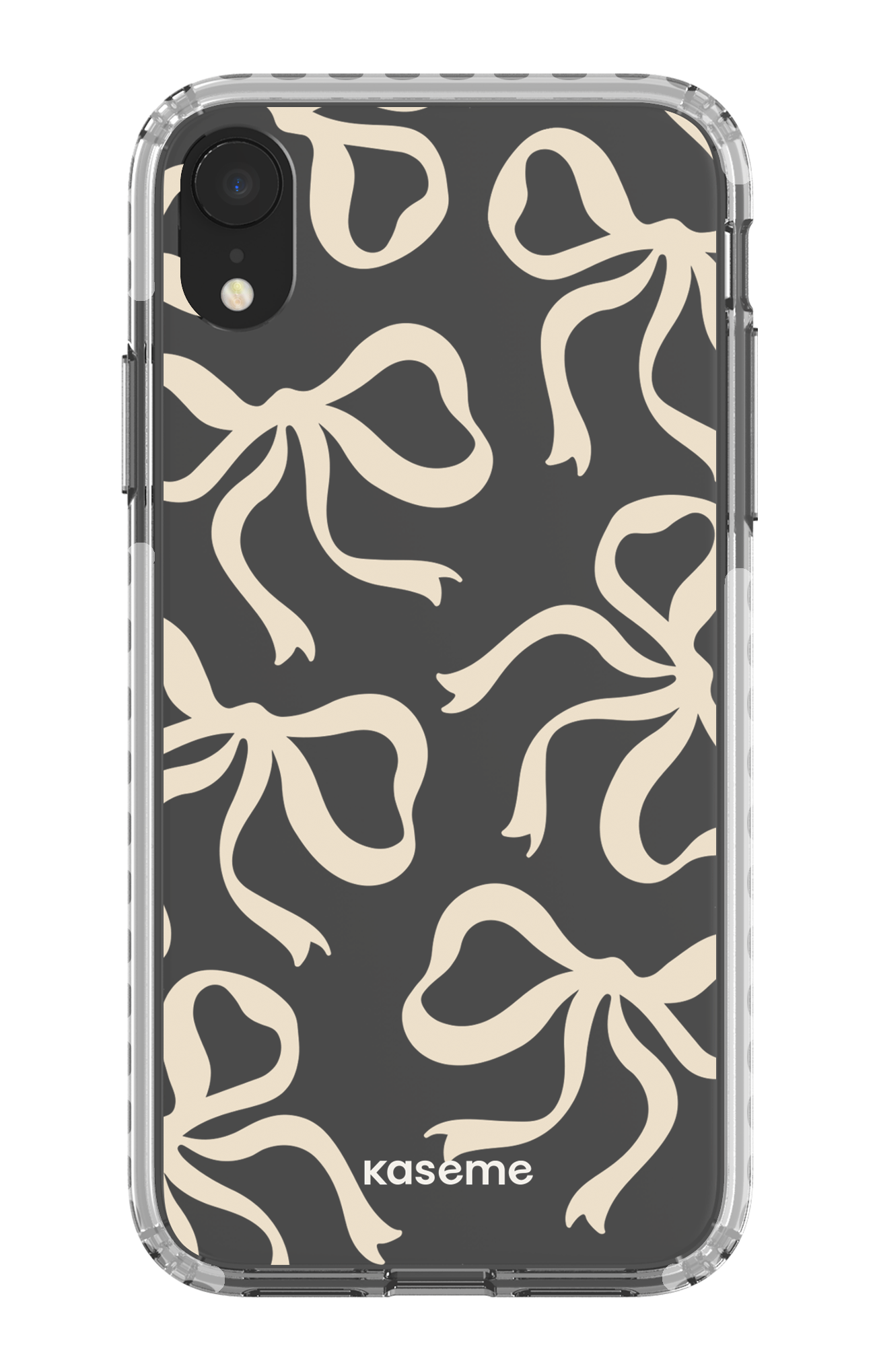 iPhone XR Clear Case - White Lace Clear Case -