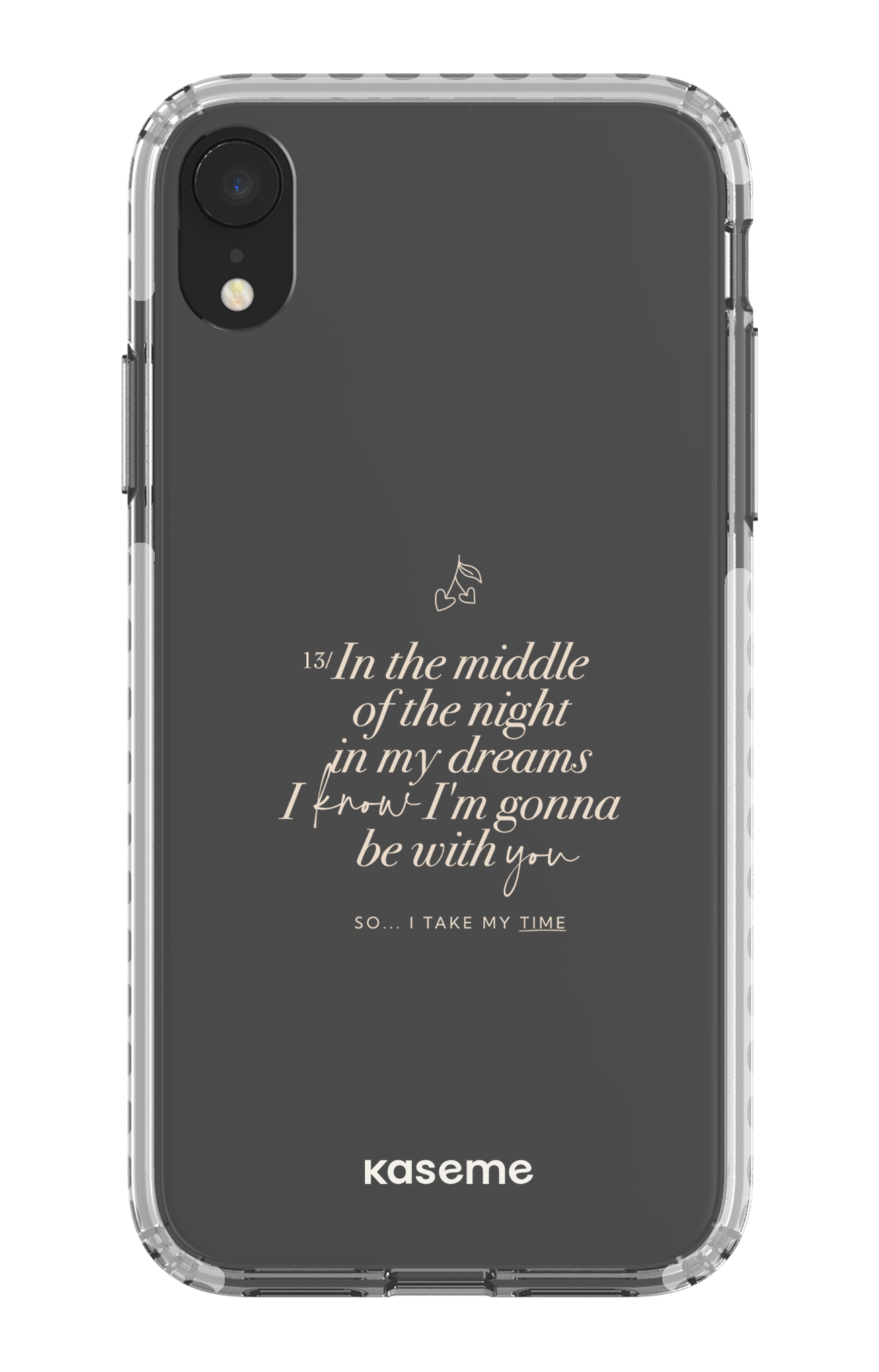 iPhone XR Clear Case - White Ready For It Clear Case -