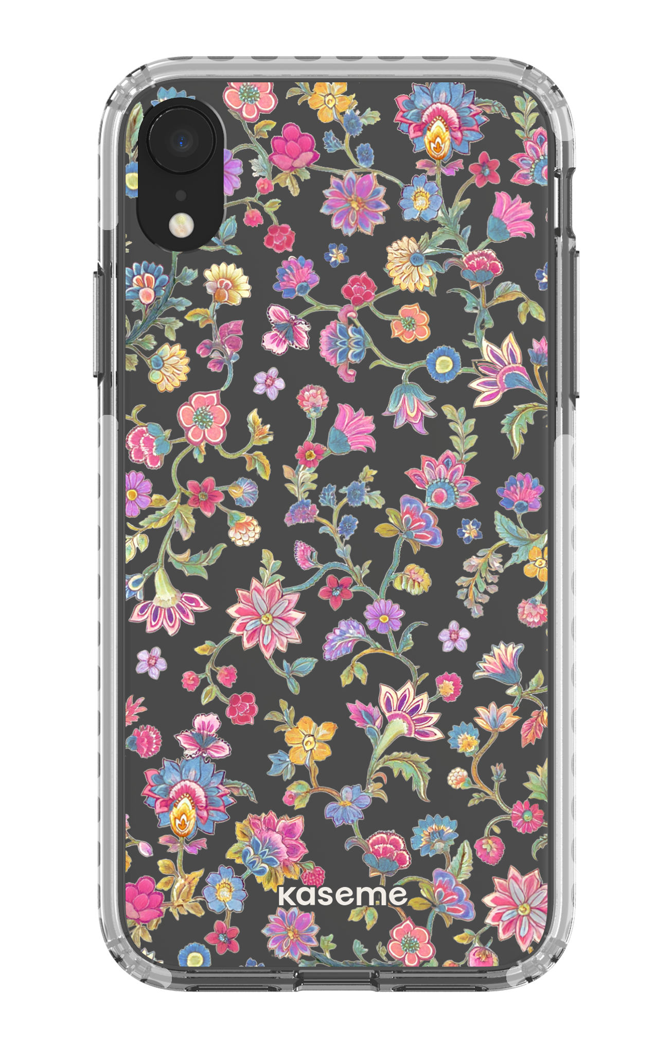 iPhone XR Clear Case - White Secret Garden Clear Case -