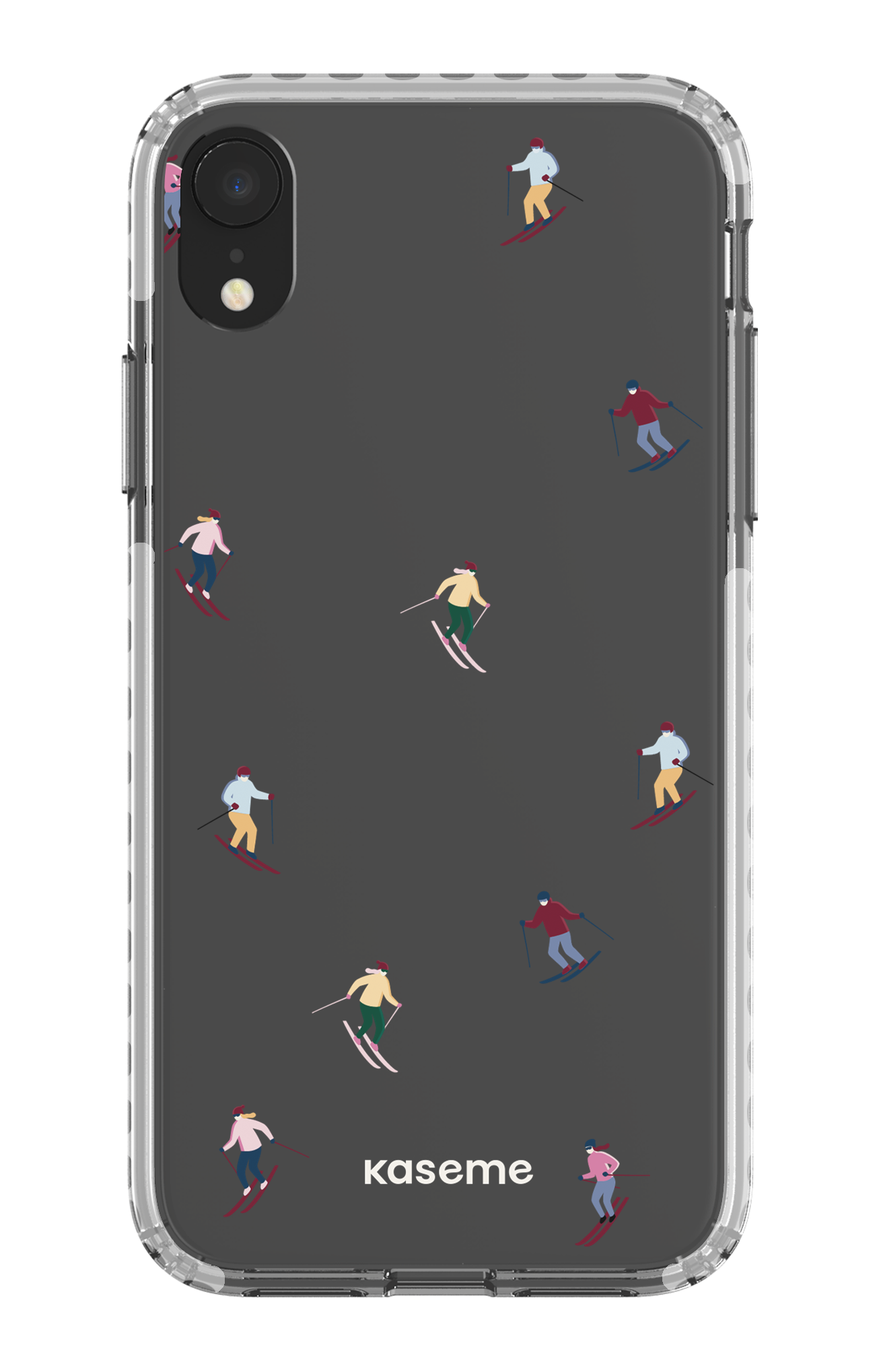 iPhone XR Clear Case - White Slope Clear Case -