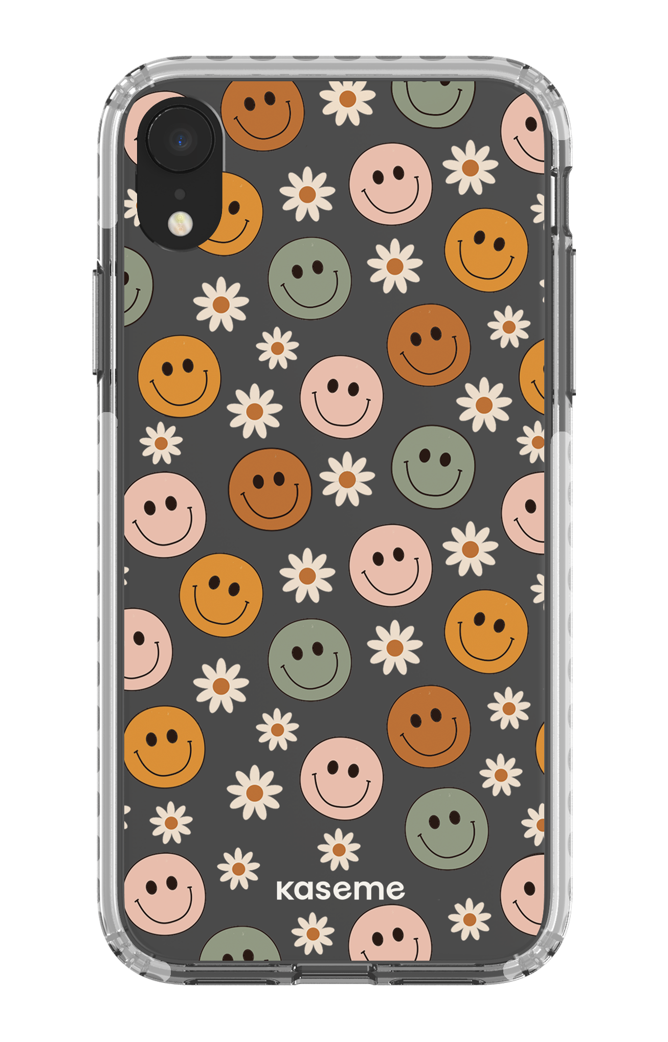 iPhone XR Clear Case - White Smirk Clear Case -