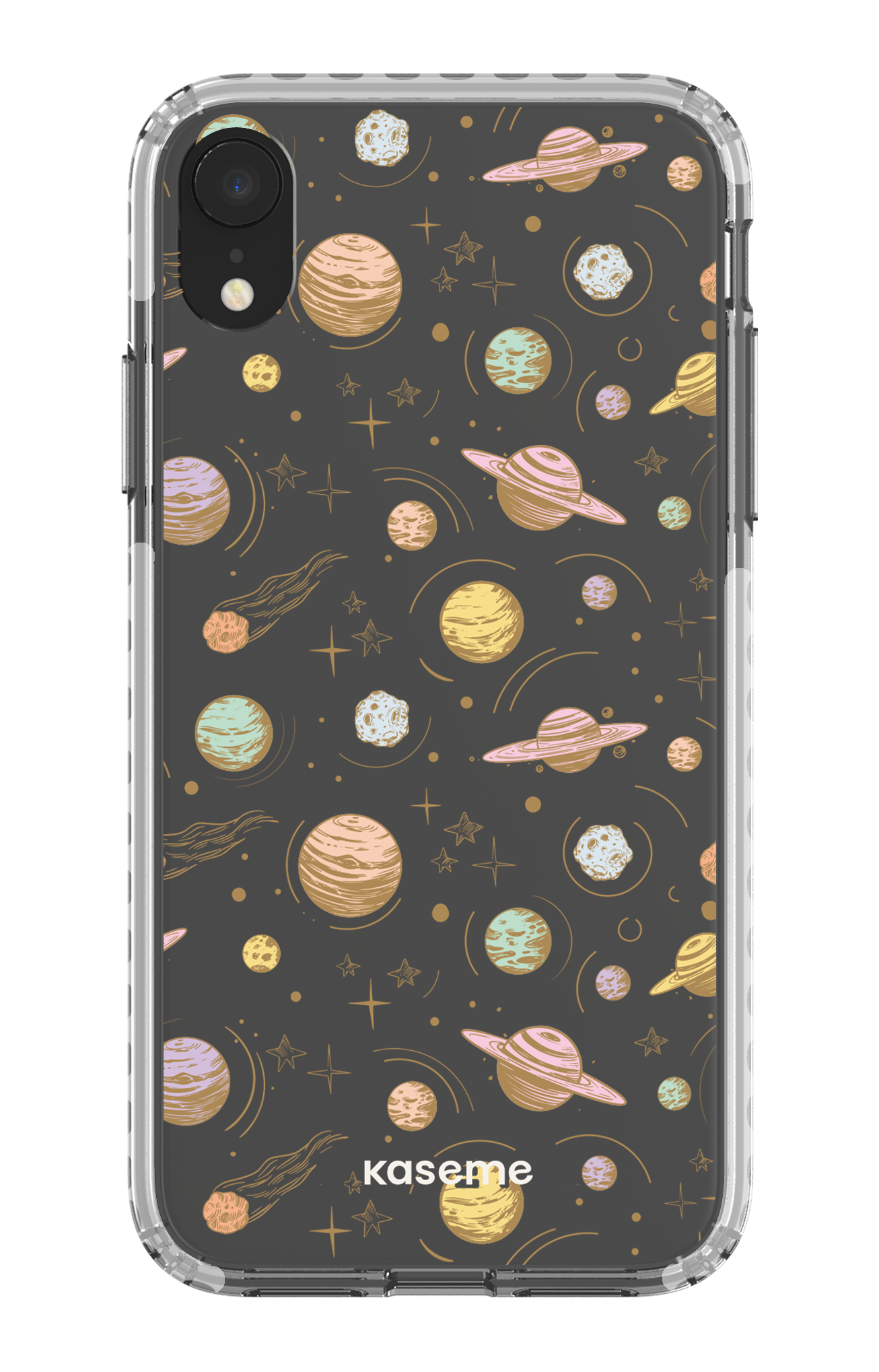 iPhone XR Clear Case - White Solar Clear Case -