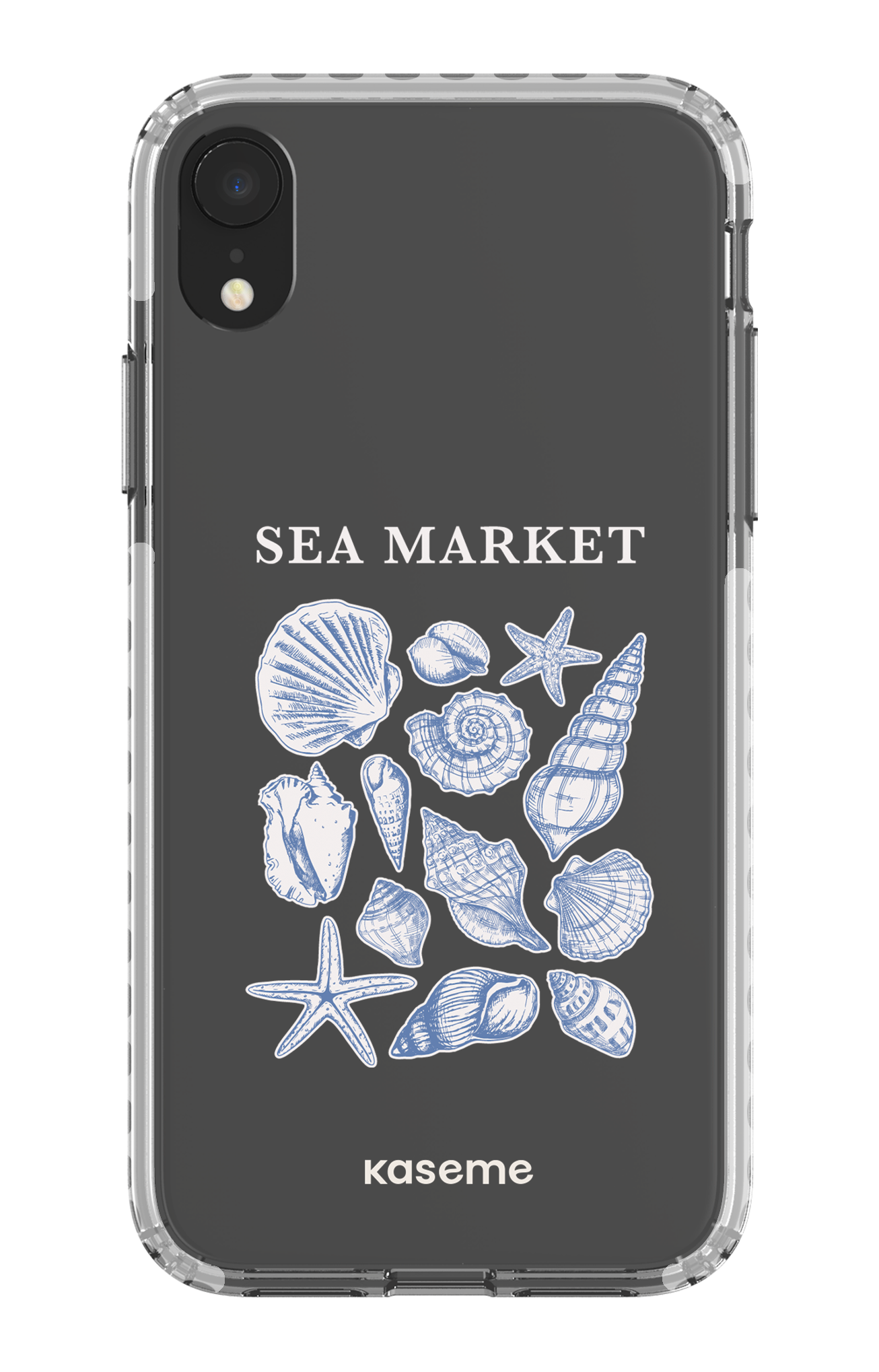 iPhone XR Clear Case - White Souvenir Clear Case -