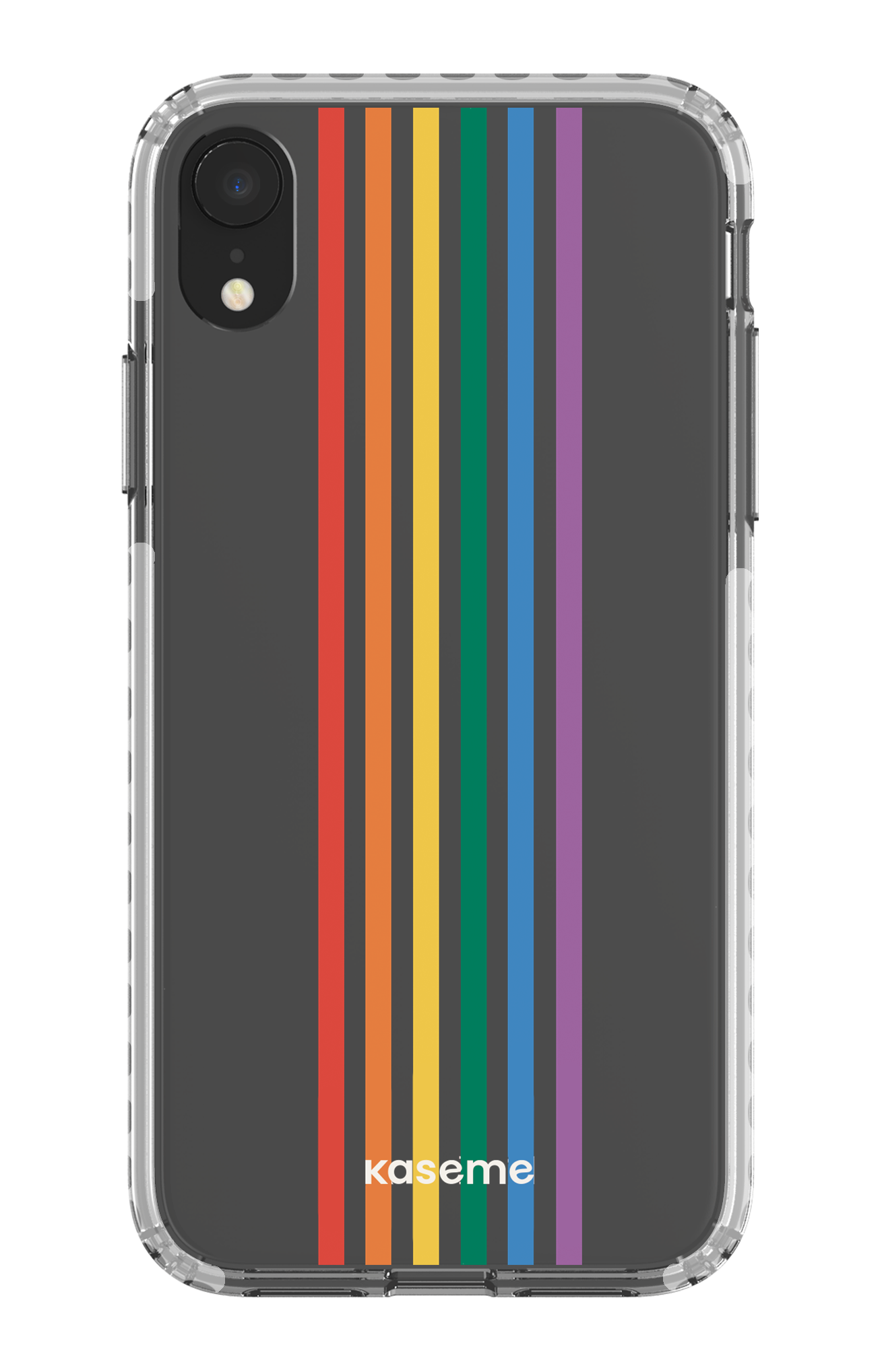 iPhone XR Clear Case - White We're coming out Clear Case -