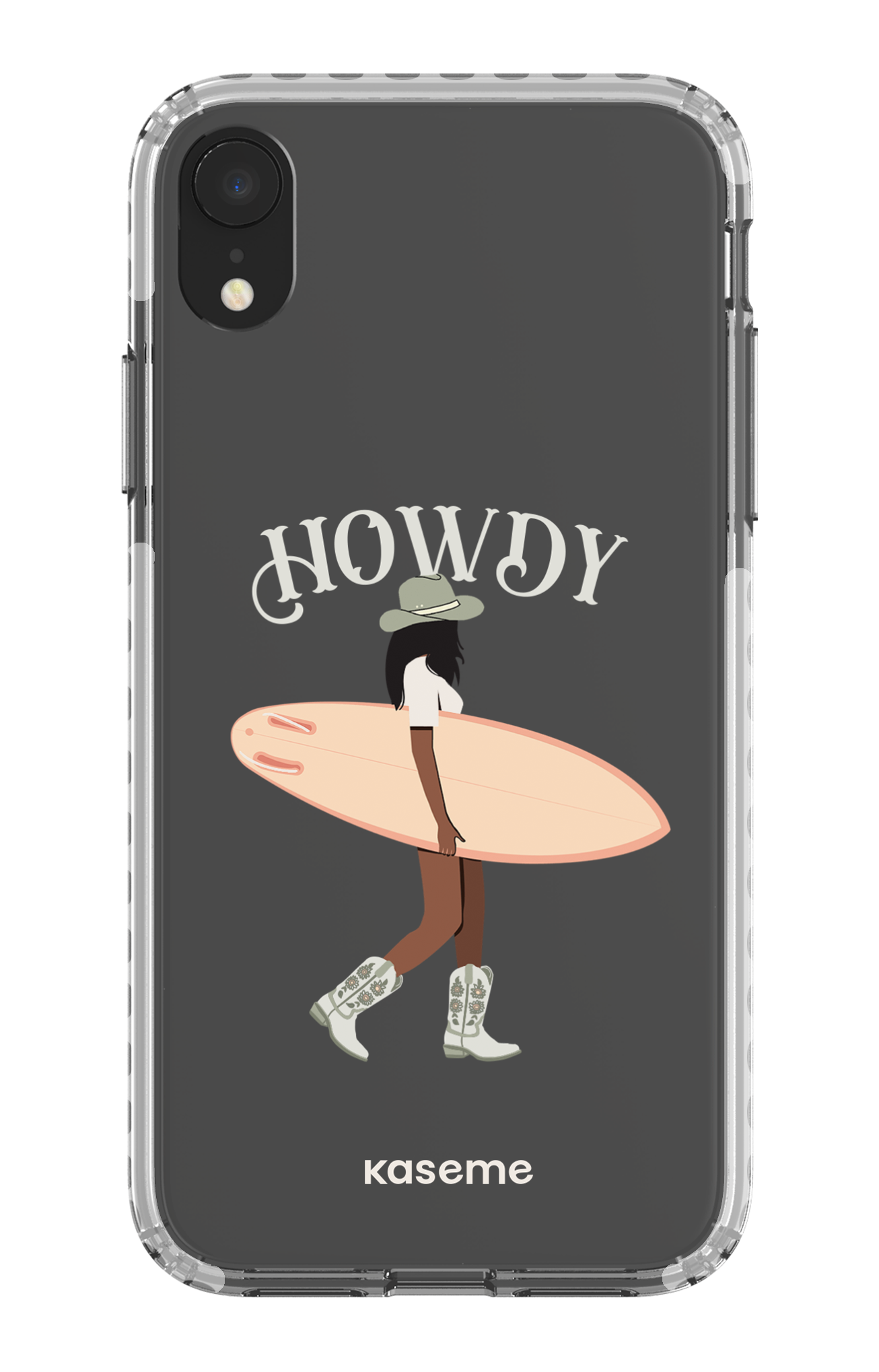 iPhone XR Clear Case - White Westsea Green Clear Case -