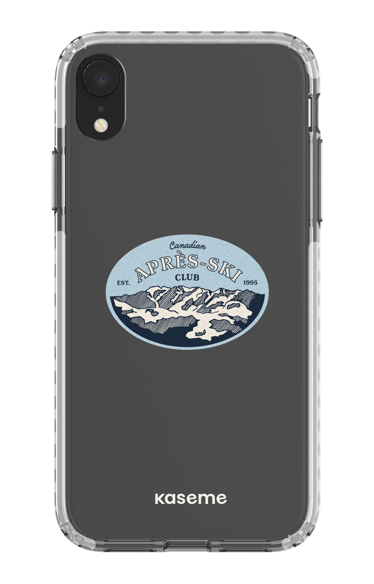 iPhone XR Clear Case - White Whistler Clear Case -