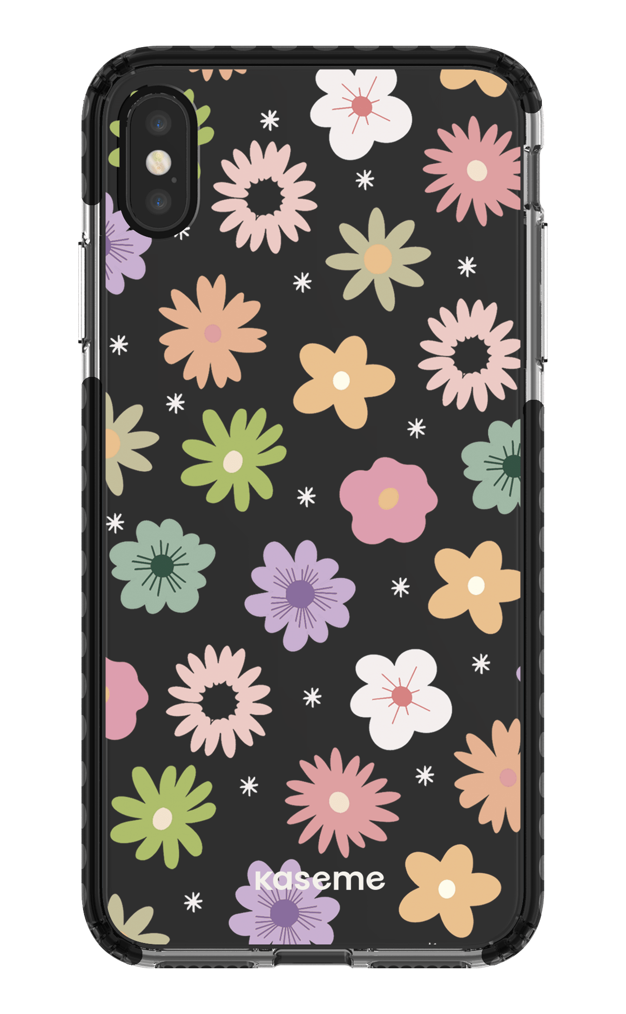 iPhone XS Max Clear Case - Black Adore small clear case -