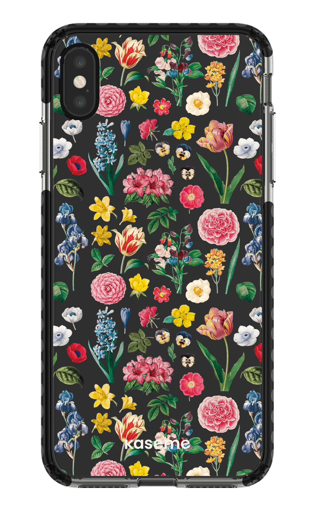 iPhone XS Max Clear Case - Black Amelia Clear Case -