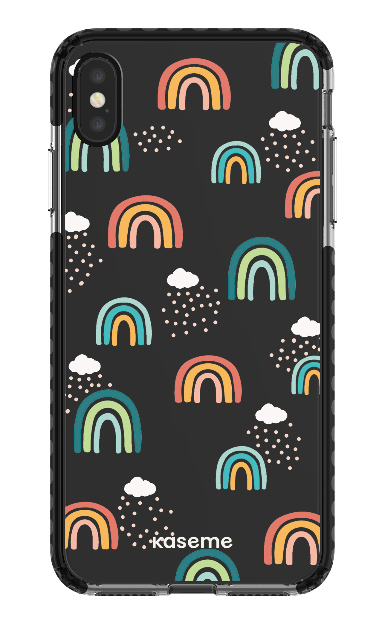 iPhone XS Max Clear Case - Black Be You Clear Case -