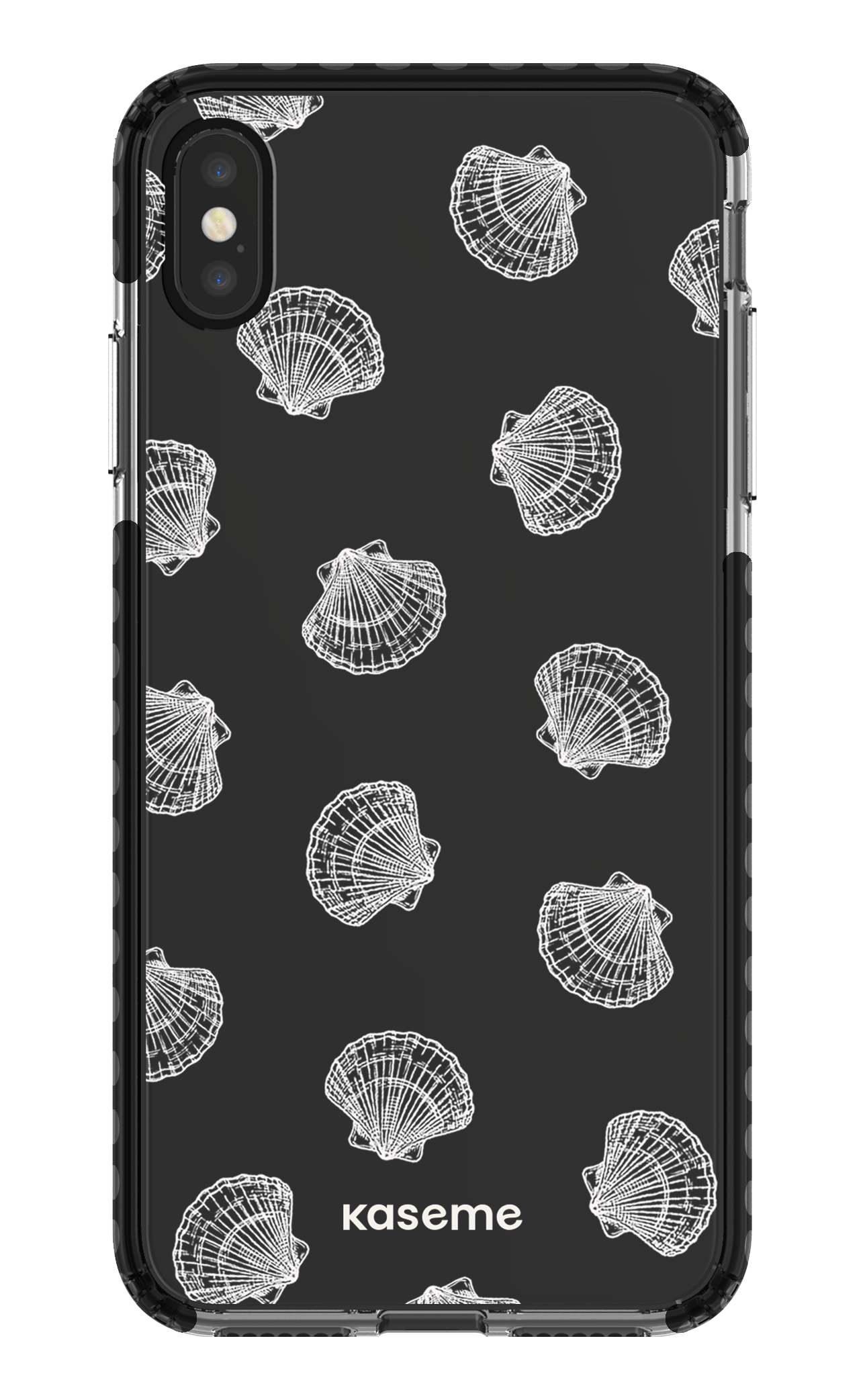 iPhone XS Max Clear Case - Black Bondi Beach clear case -