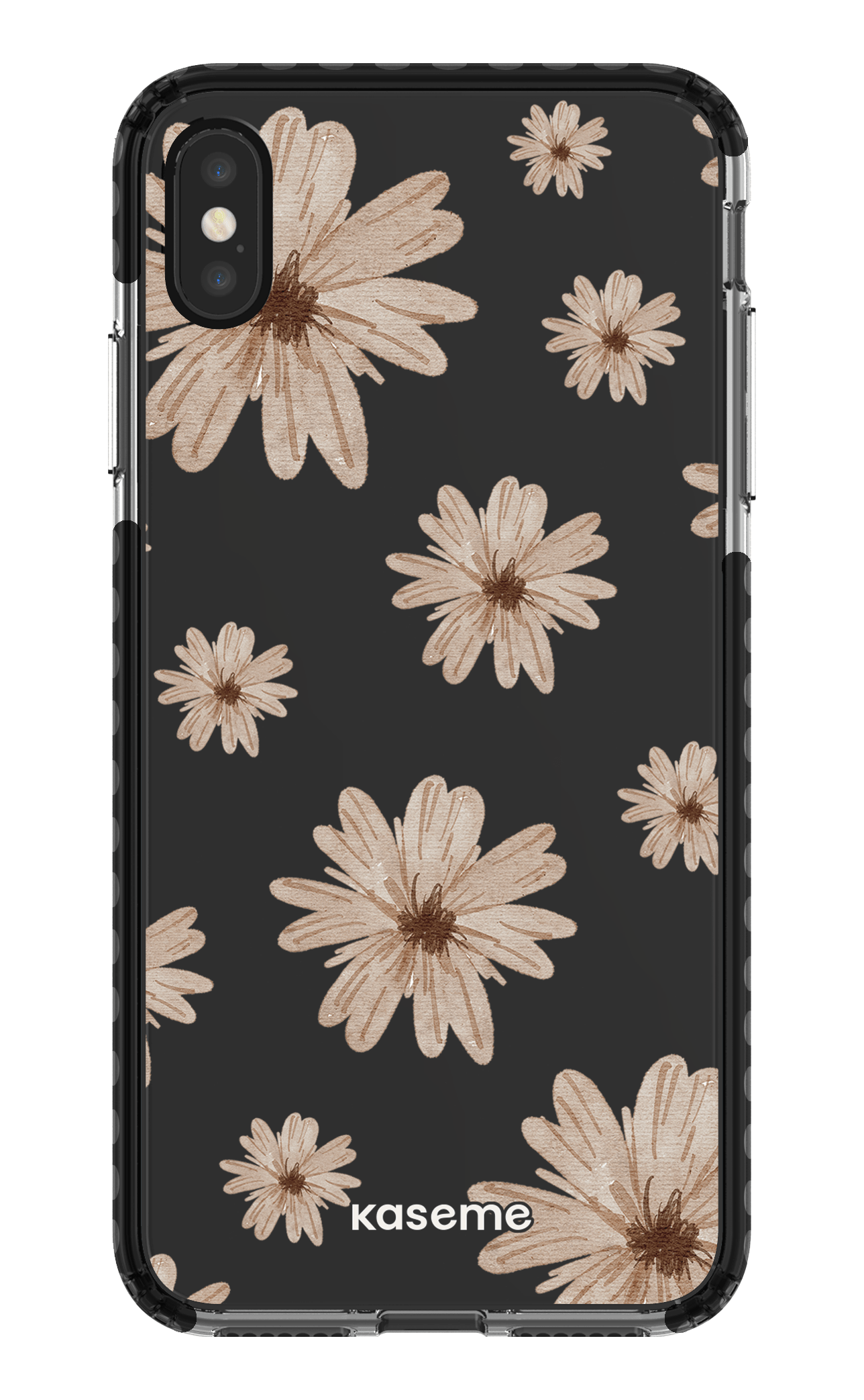 iPhone XS Max Clear Case - Black Delicate Dreams Clear Case -