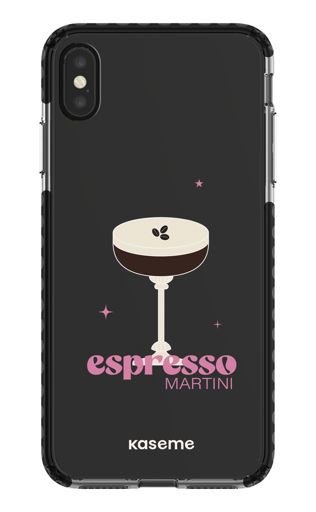 iPhone XS Max Clear Case - Black Hold My Tiny Clear Case -