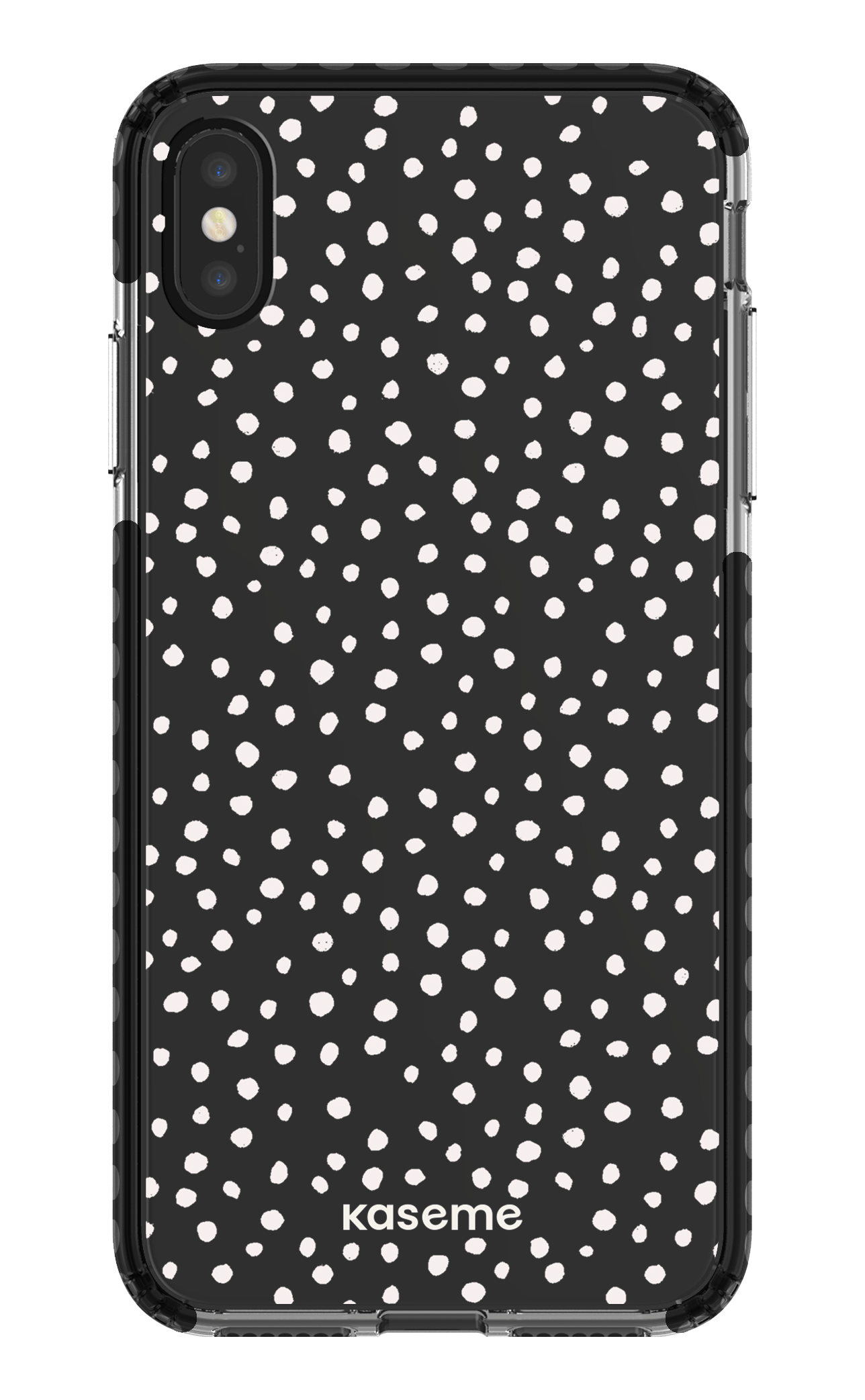 iPhone XS Max Clear Case - Black Honey Clear Case -