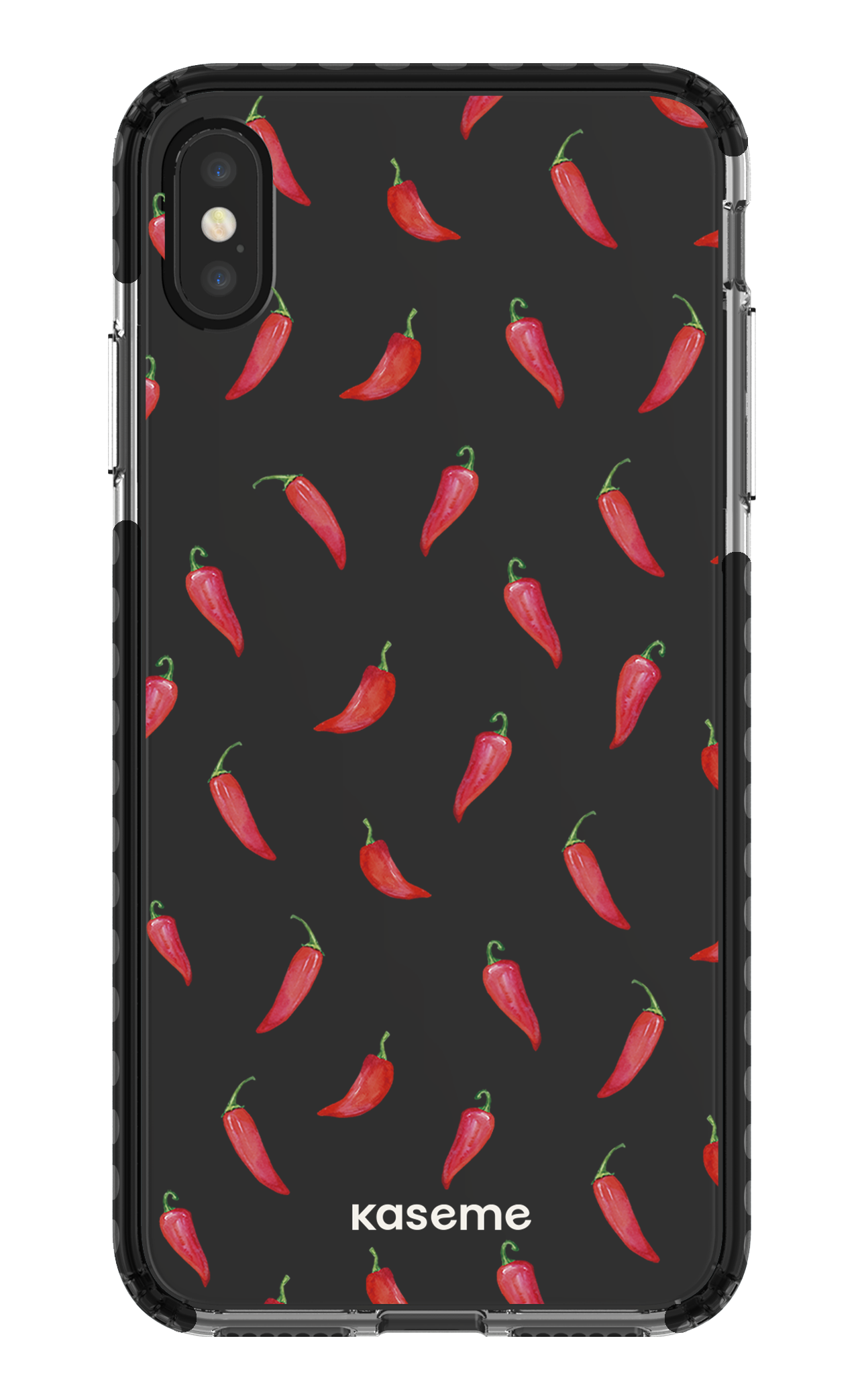 iPhone XS Max Clear Case - Black Hottie clear case -