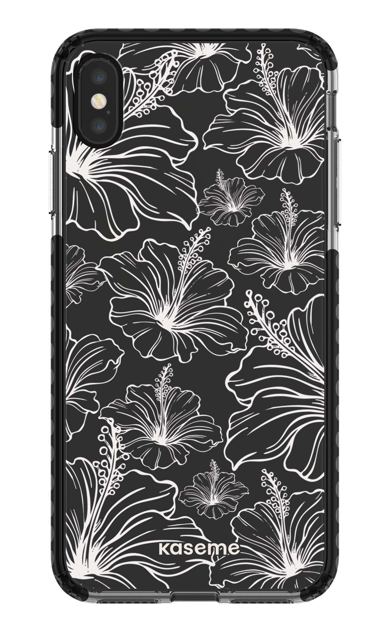 iPhone XS Max Clear Case - Black Kahala Clear Case -