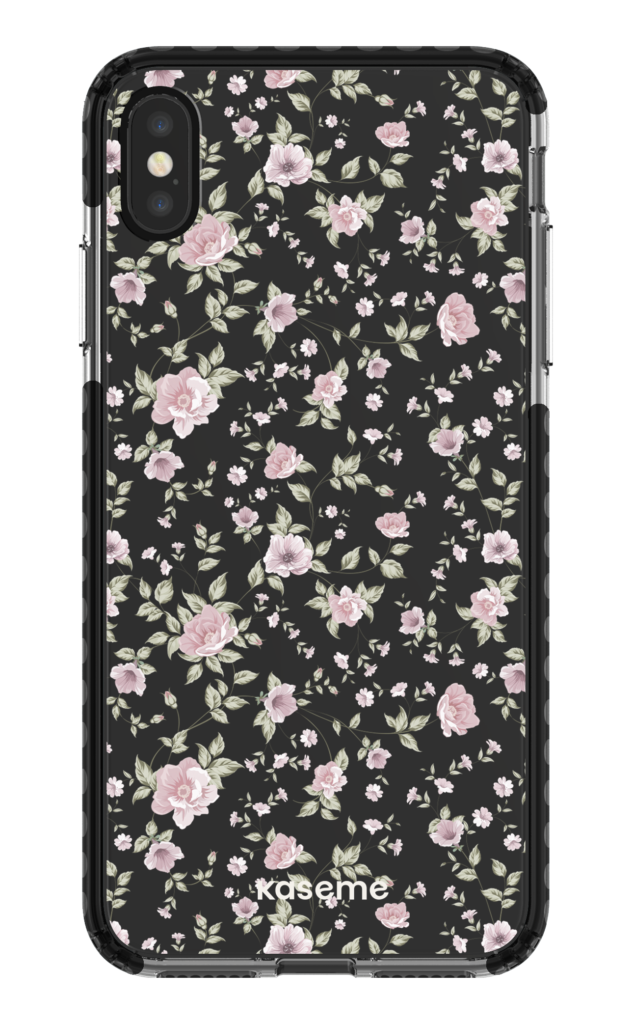 iPhone XS Max Clear Case - Black La Vie en Rose Clear Case -