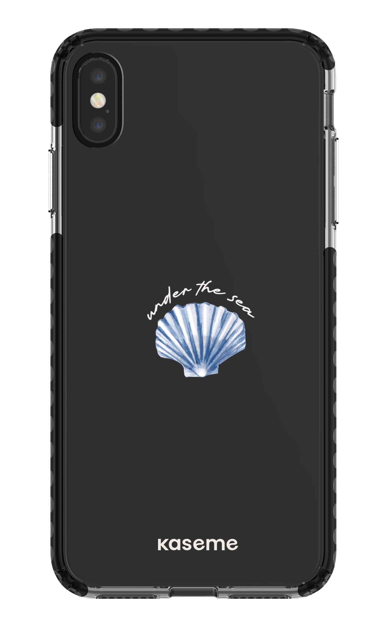 iPhone XS Max Clear Case - Black Sealia Clear Case -