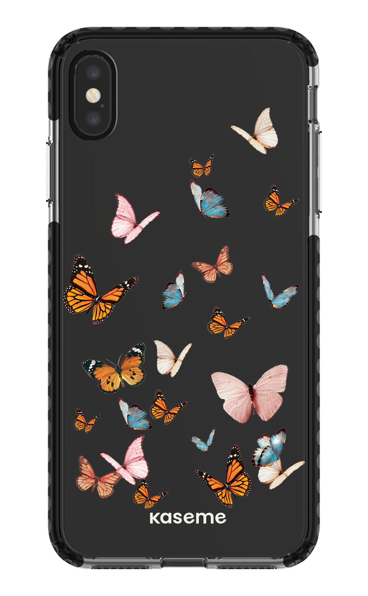 iPhone XS Max Clear Case - Black Soarin Clear Case -