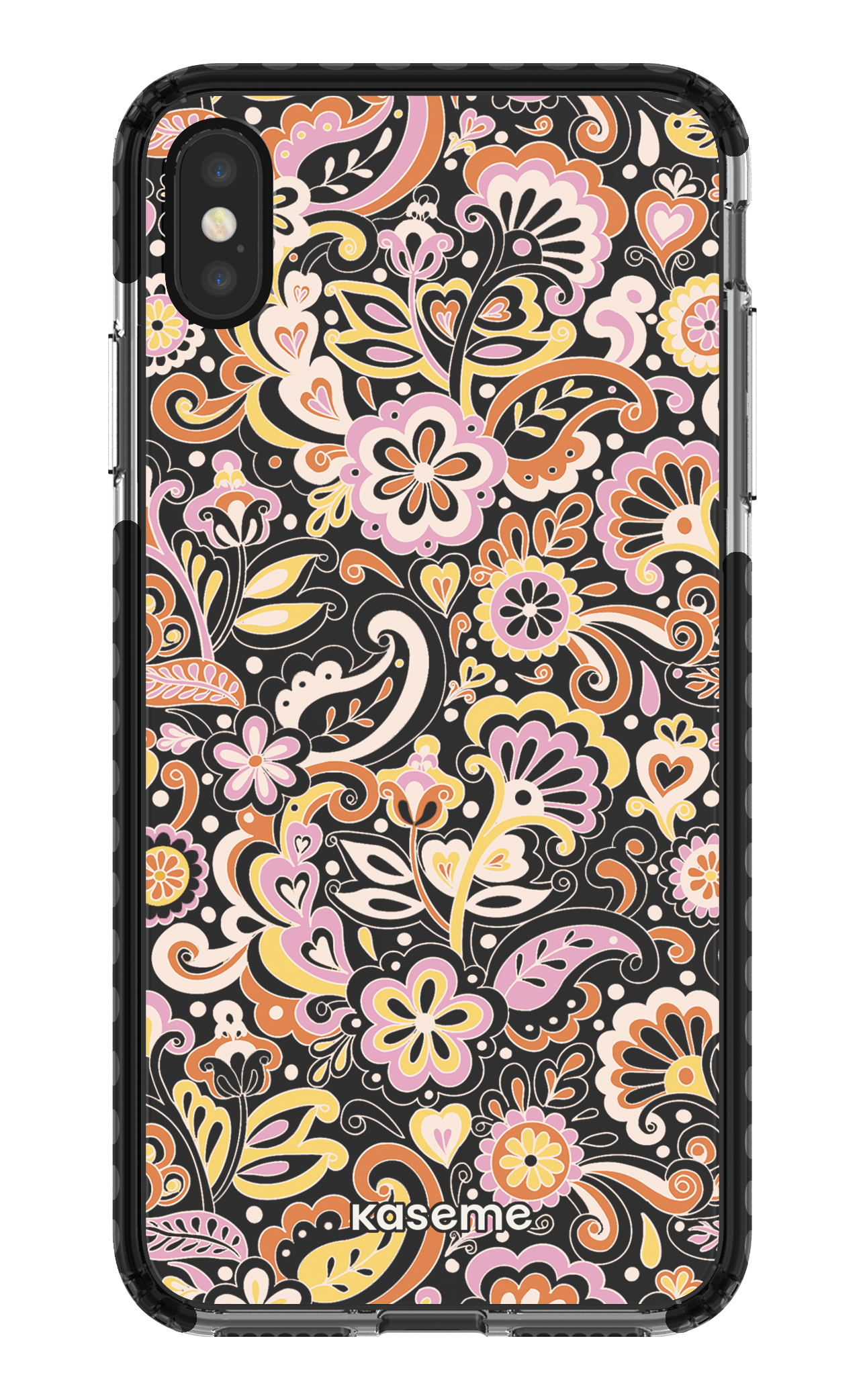 iPhone XS Max Clear Case - Black Sunbathe Clear Case -