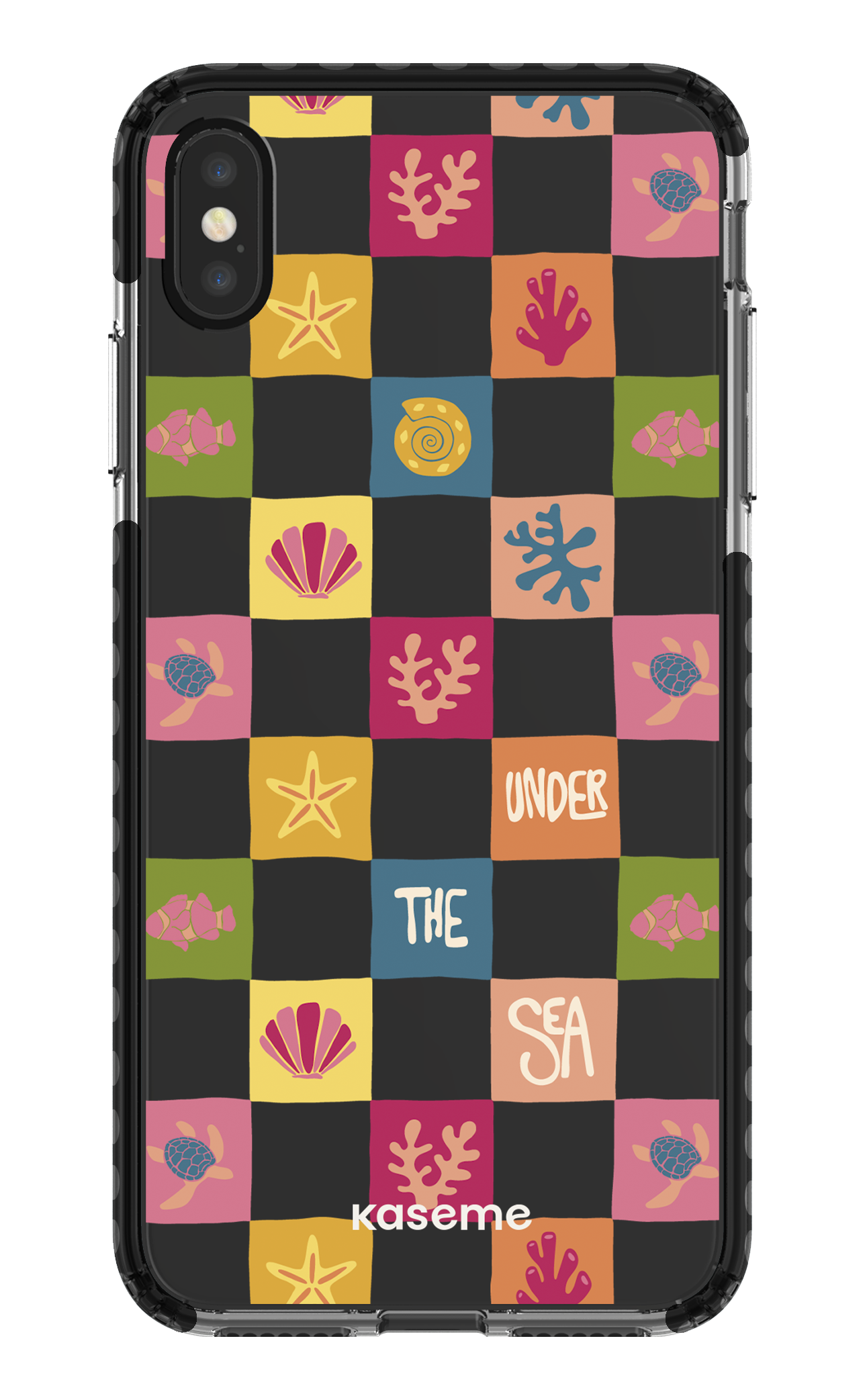 iPhone XS Max Clear Case - Black Under the sea Clear Case -