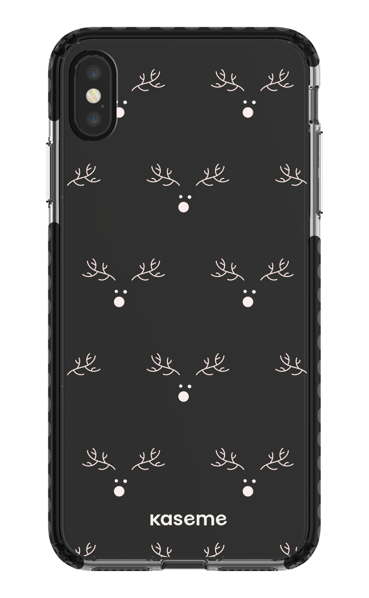 iPhone XS Max Clear Case - Black Vixen Clear Case -