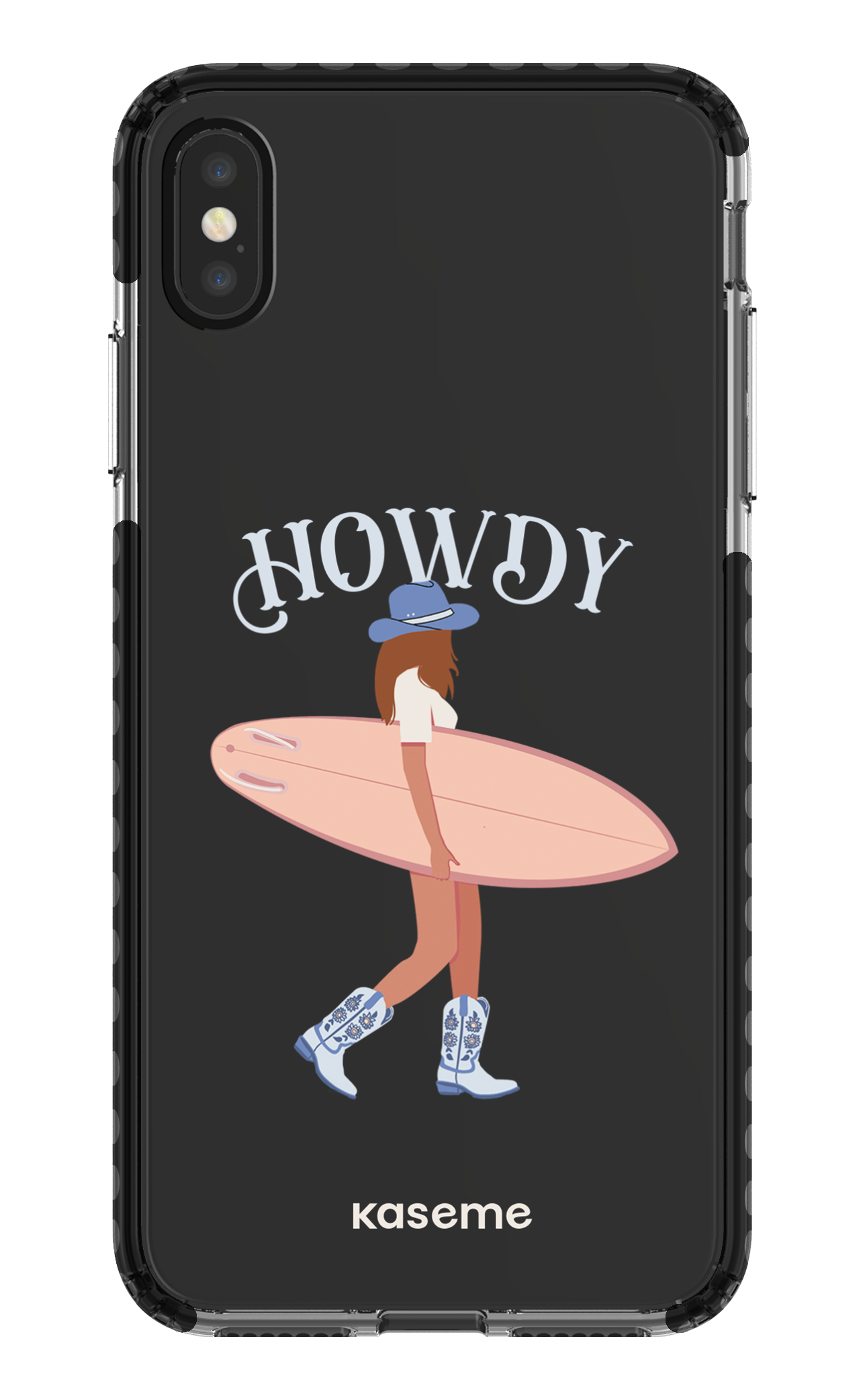 iPhone XS Max Clear Case - Black Westsea Clear Case -